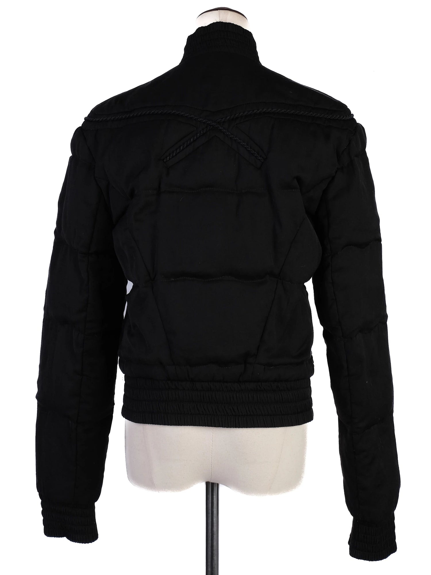Excellent Nina Ricci Black Quilted Jacket Size S