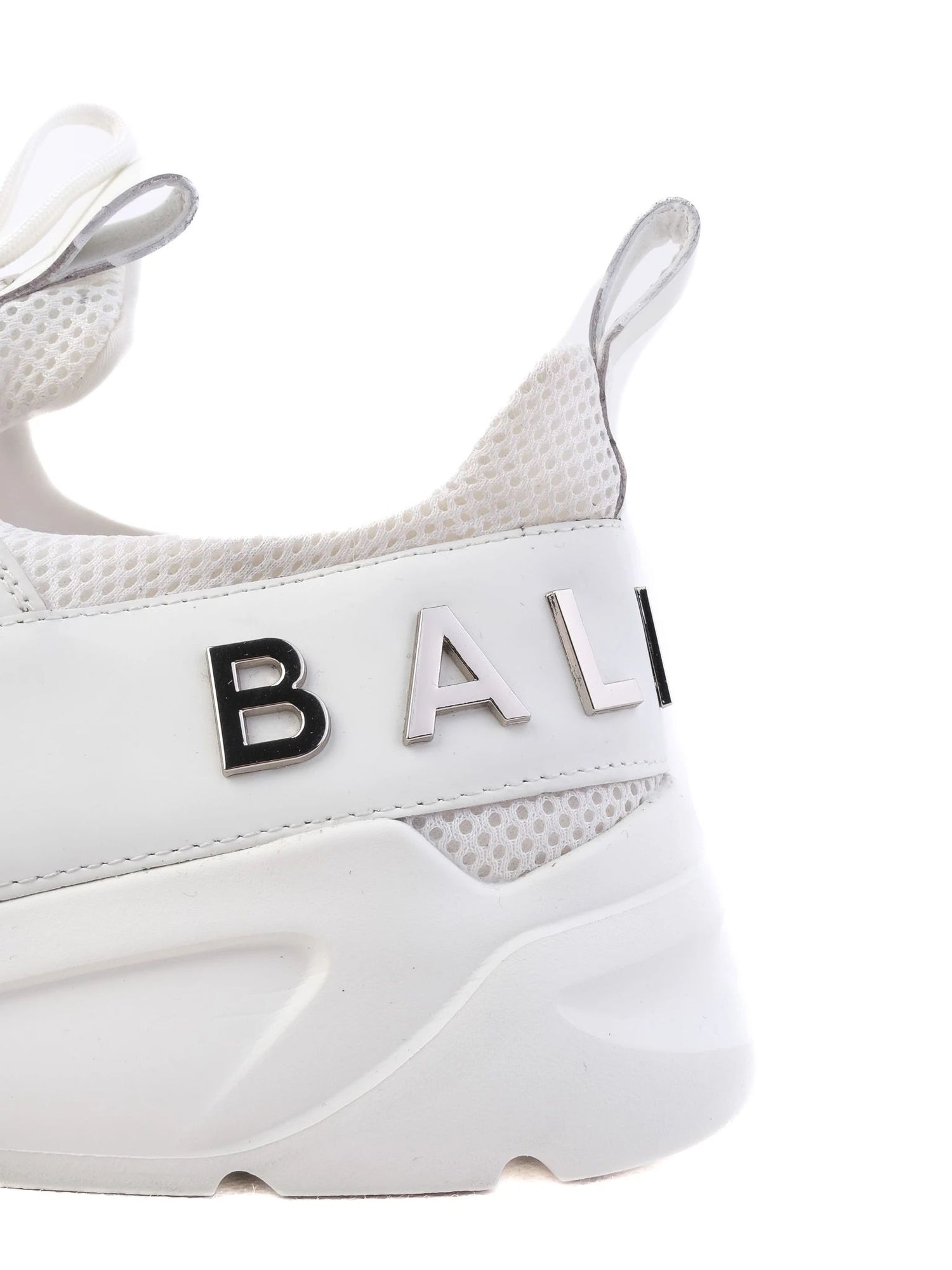 NEW Balmain White Leather Sneakers Size 43 with &