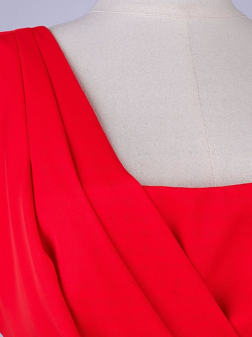 Excellent Marc Jacobs Red One-Shoulder Floor-Length Dress Size M