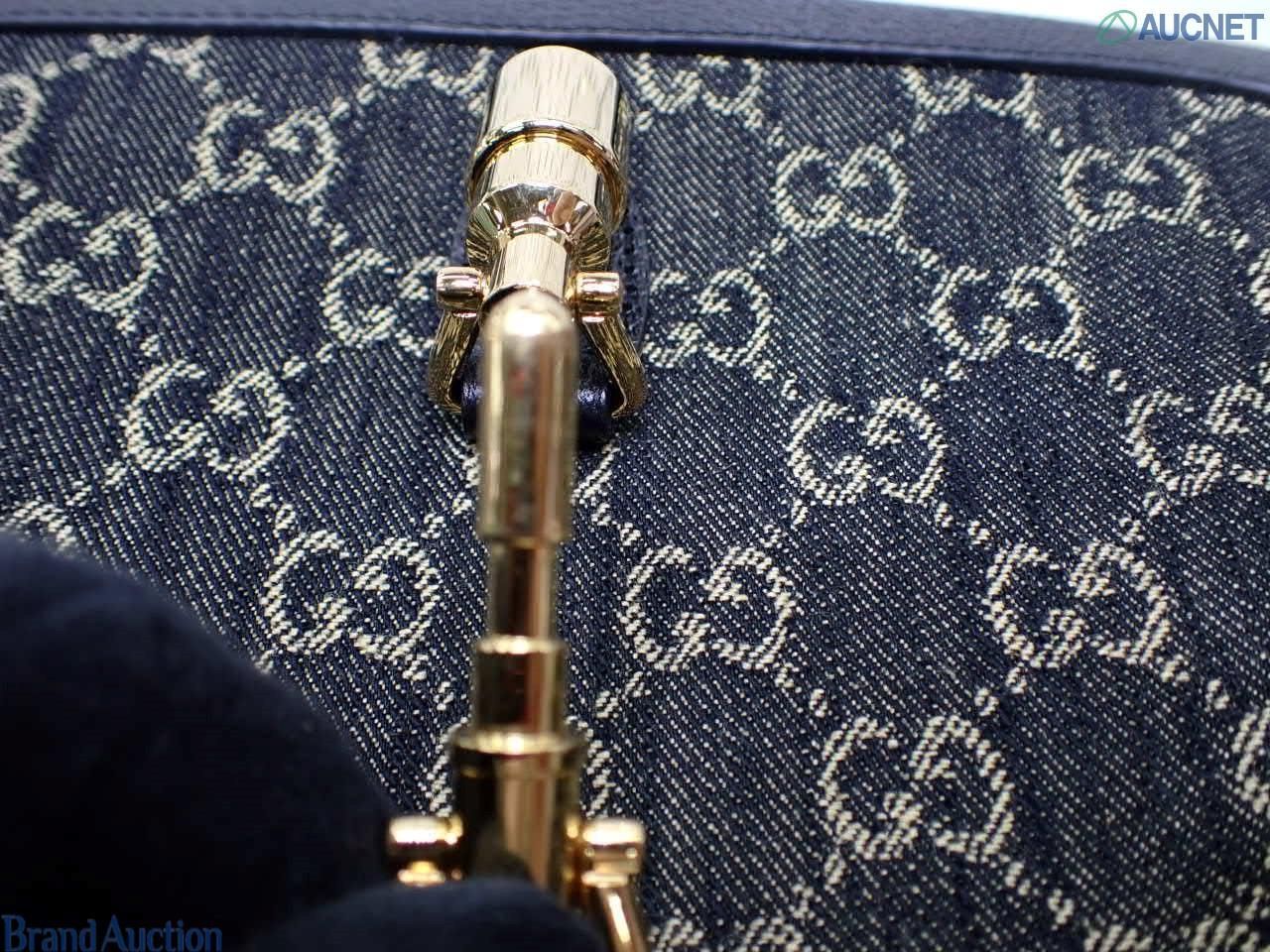 Gucci Jackie Gg Canvas Shoulder Bag