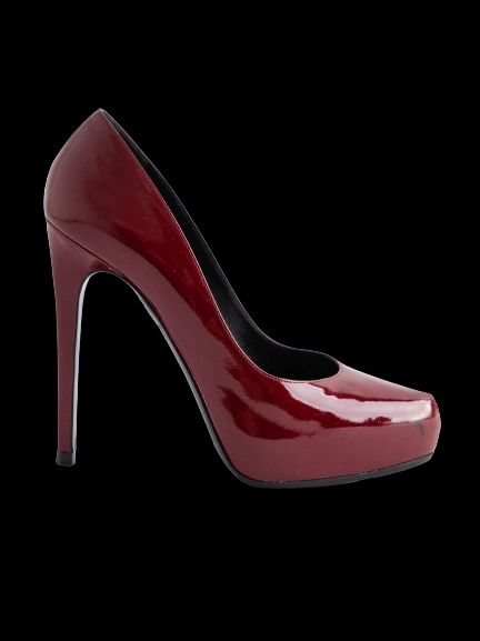 Good Barbara Bui Red Patent High Heels Size 37 Women Shoes