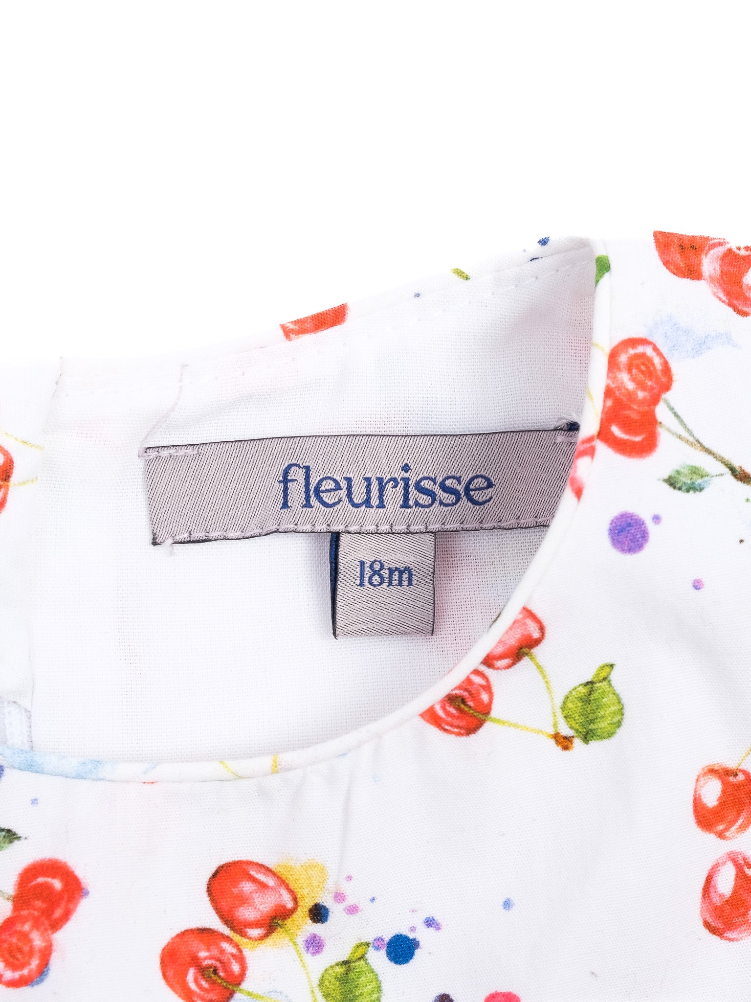 Fleurisse Excellent Condition Floral Dress for Kids Size 2