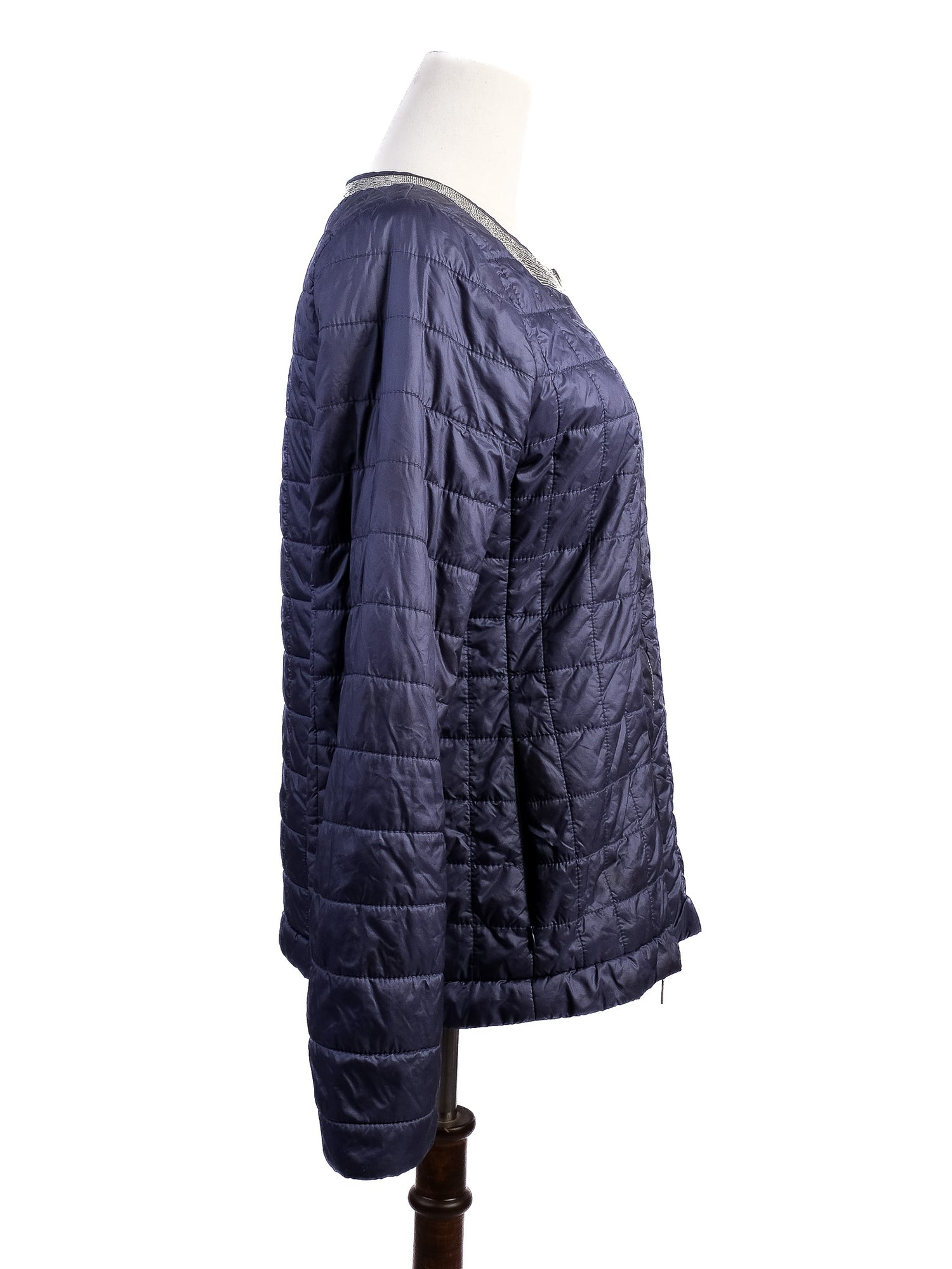 Excellent Liu Jo Navy Blue Quilted Jacket Size M