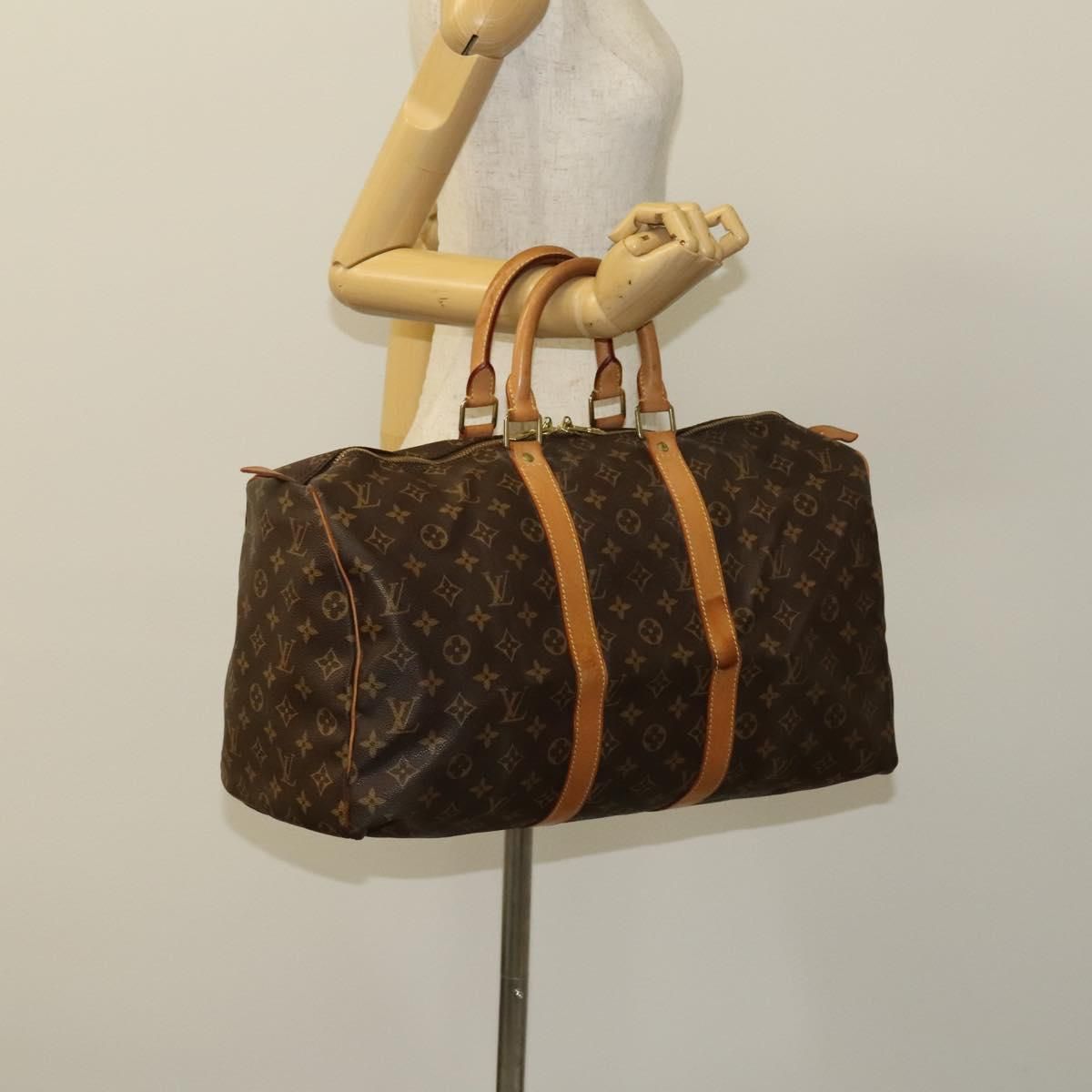 Louis Vuitton Monogram Keepall 45 Boston Bag M 41428 Lv Auth