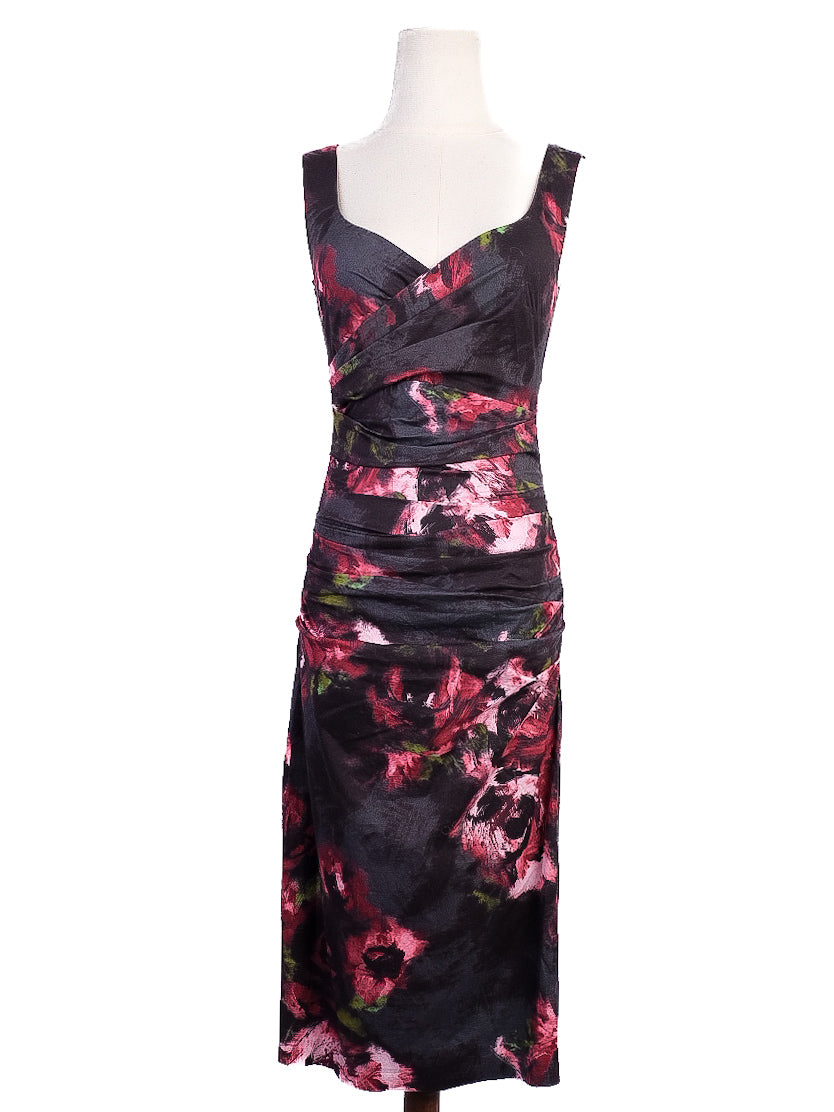 Talbot Runhof Floral Dress Excellent Condition Cotton Size N/A