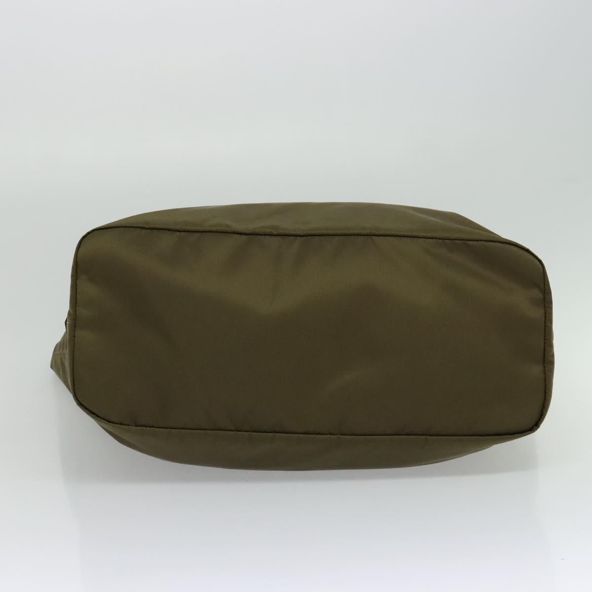 Prada Hand Bag Nylon 2way Khaki Auth