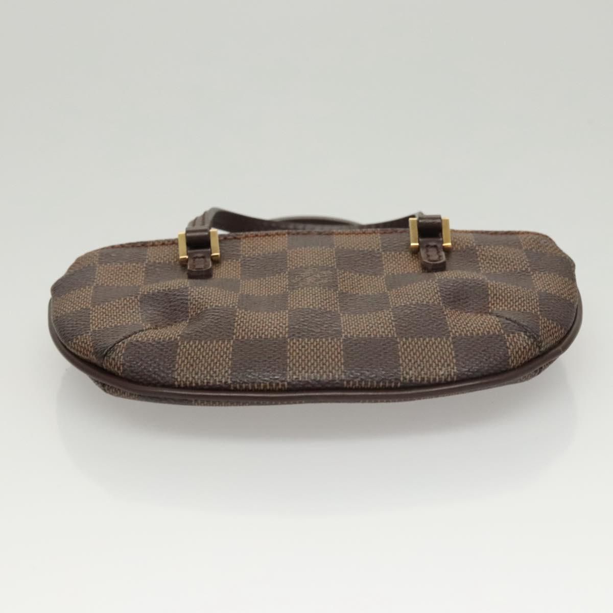 Louis Vuitton Damier Ebene Manosque Gm Accessory Pouch N 51120 Lv Auth