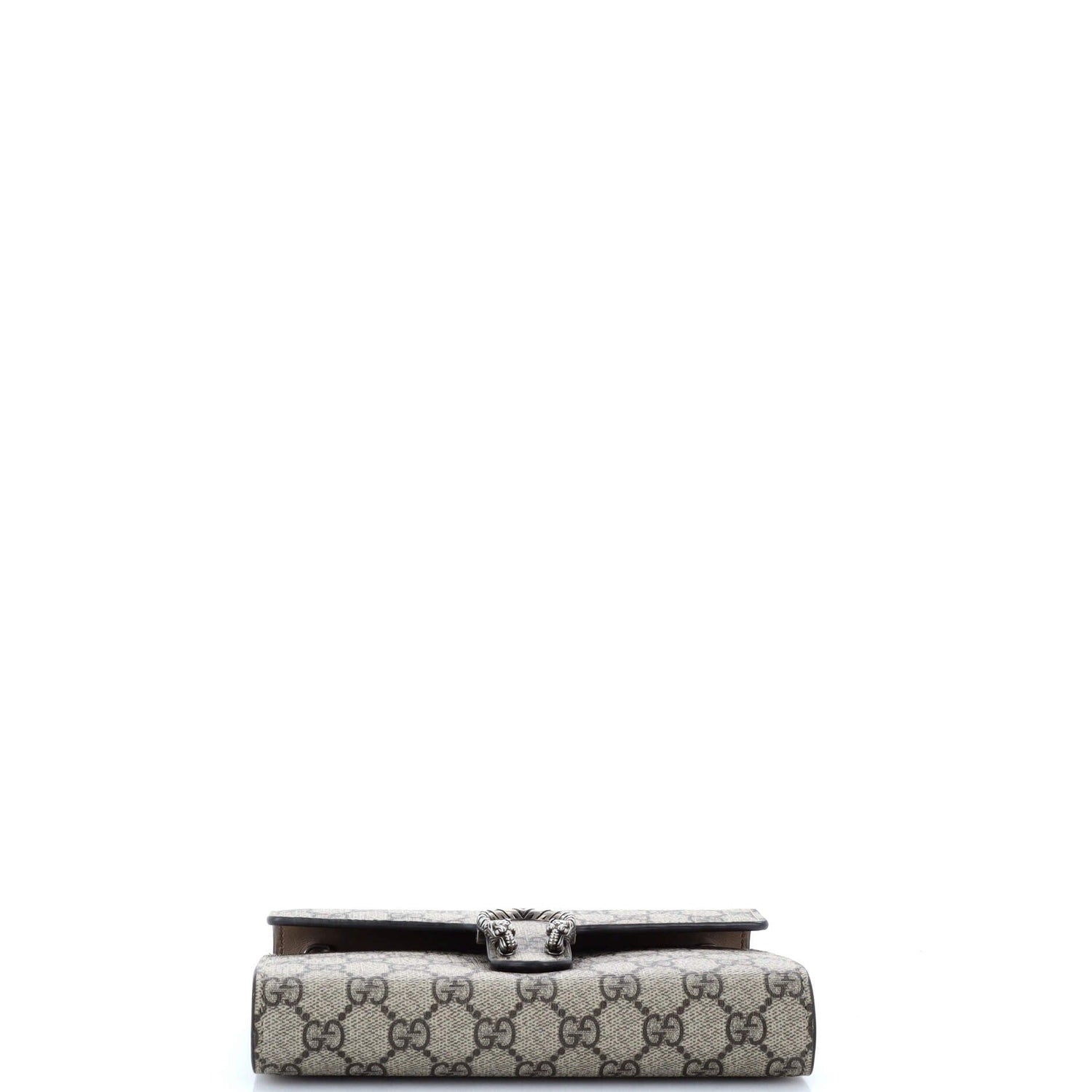 Gucci Dionysus Chain Wallet Gg Coated Canvas Small