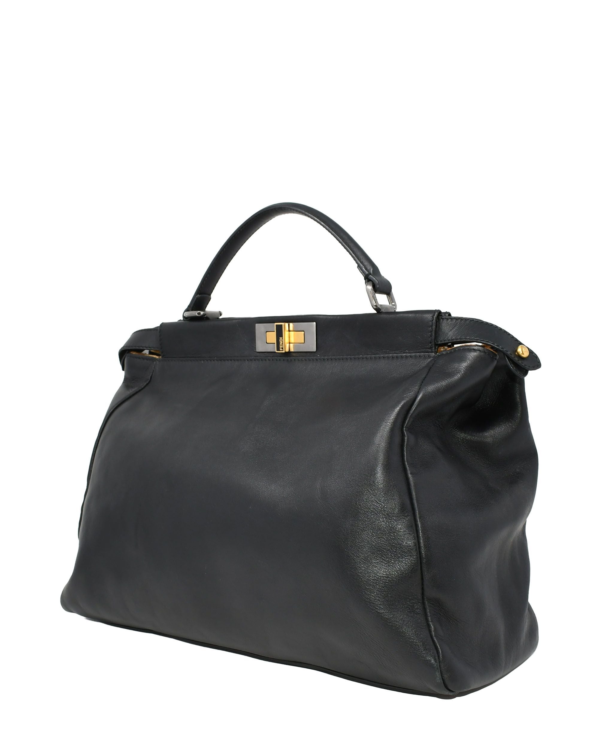 Fendi Peekaboo, Calf Leather
