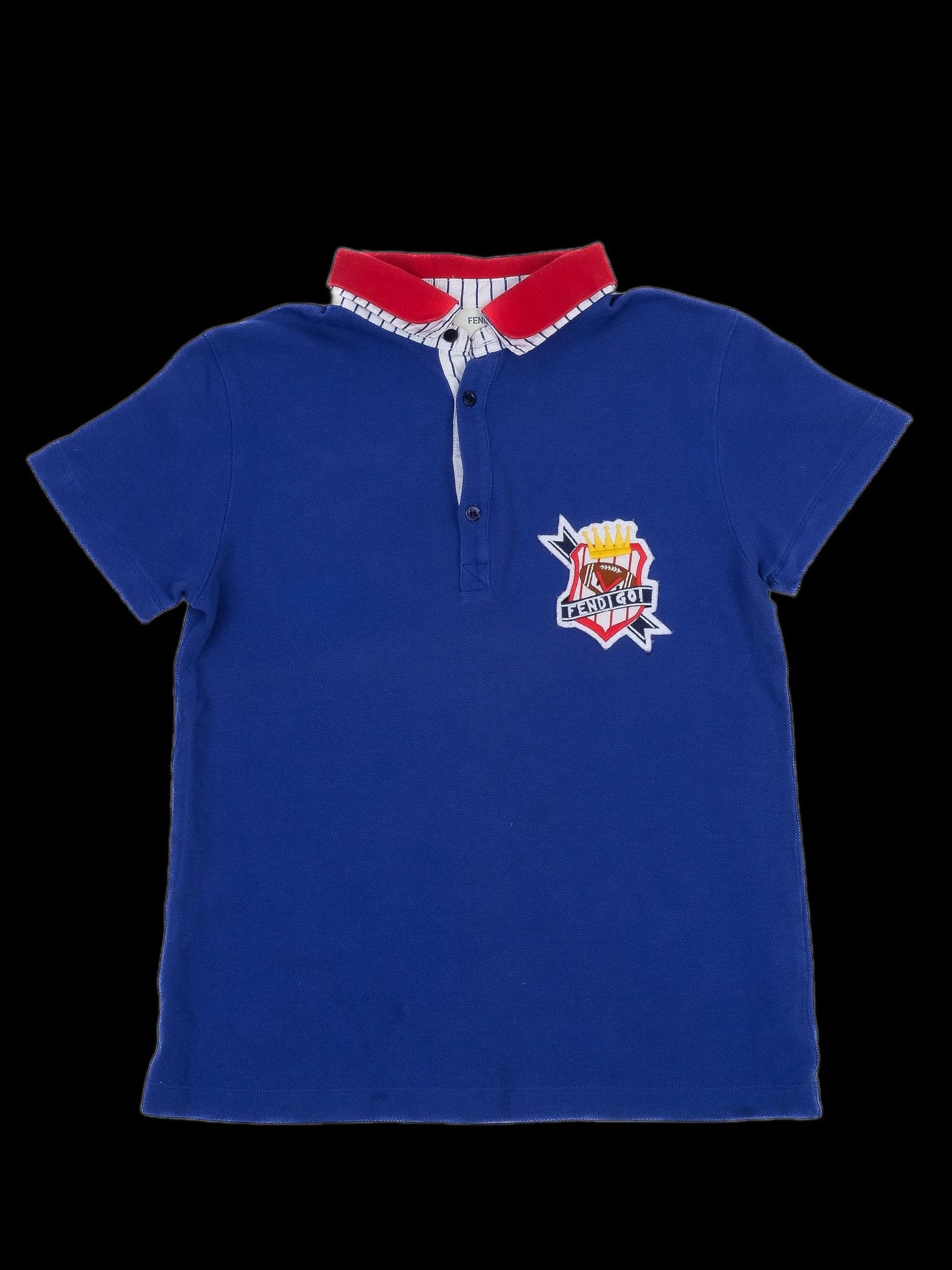 Excellent Fendi Purple Cotton Polo Shirt for Kids Size 12