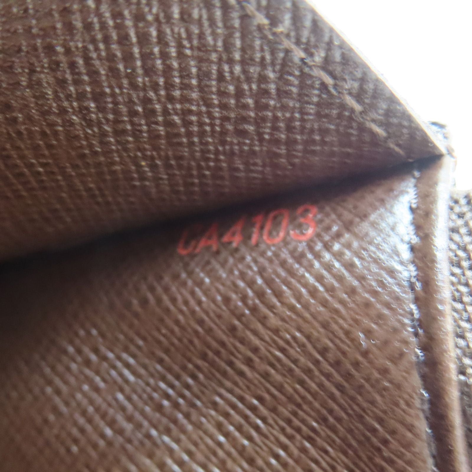 Louis Vuitton Emilie Wallet Damier Ebene Canvas N 63019