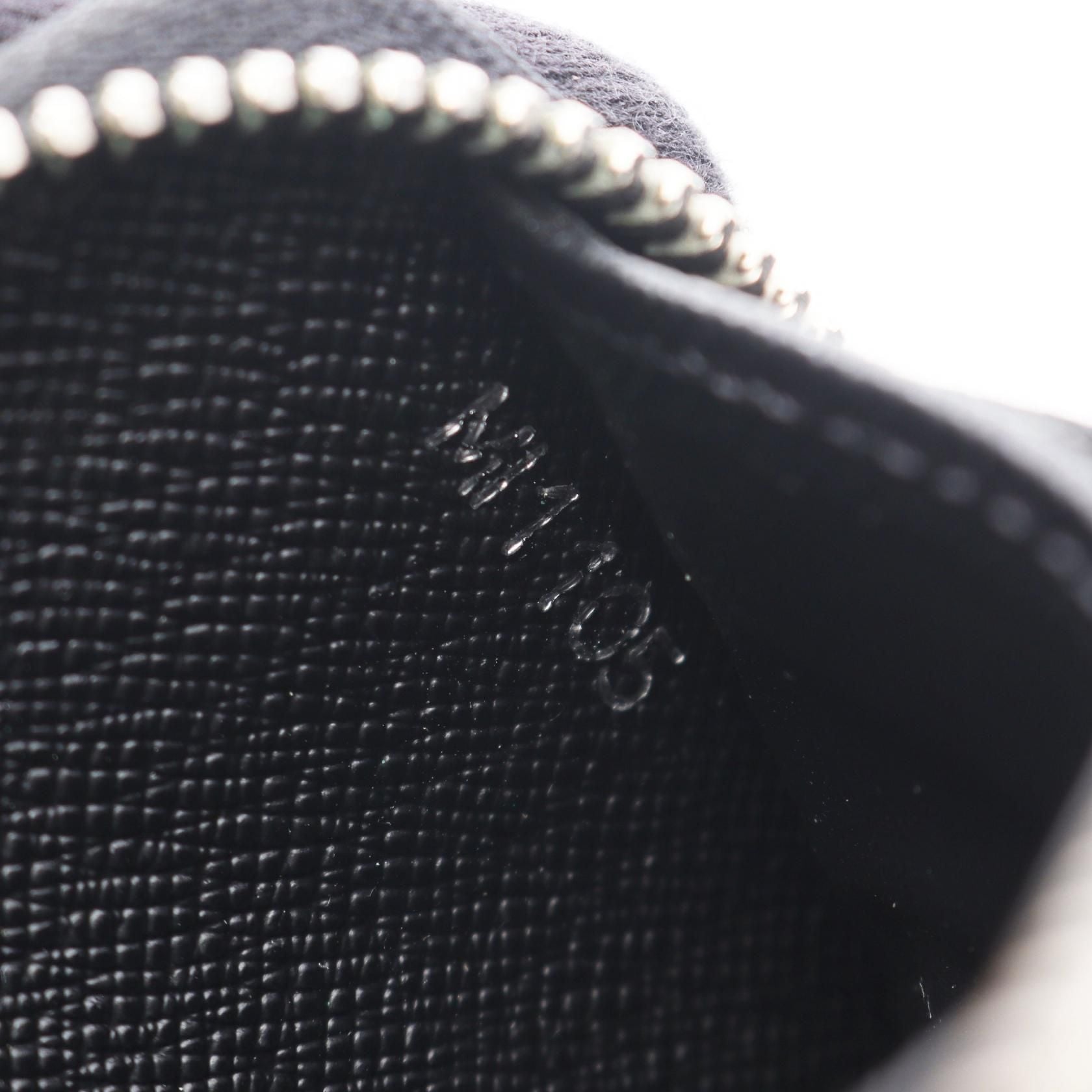 Louis Vuitton Zippy Wallet Black Around Long Wallet M 60072