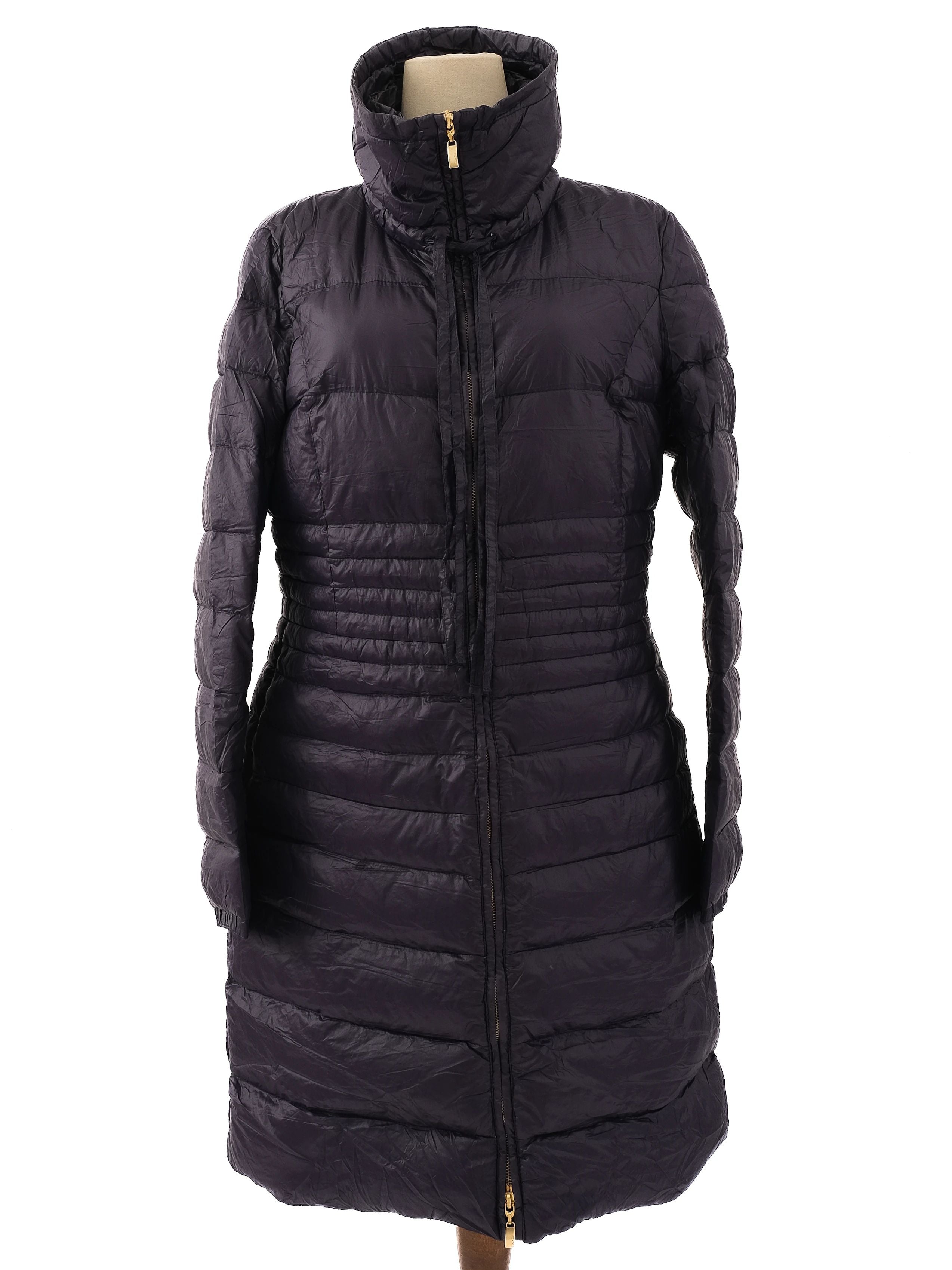 Excellent Escada Blue Nylon Winter Coat Size M