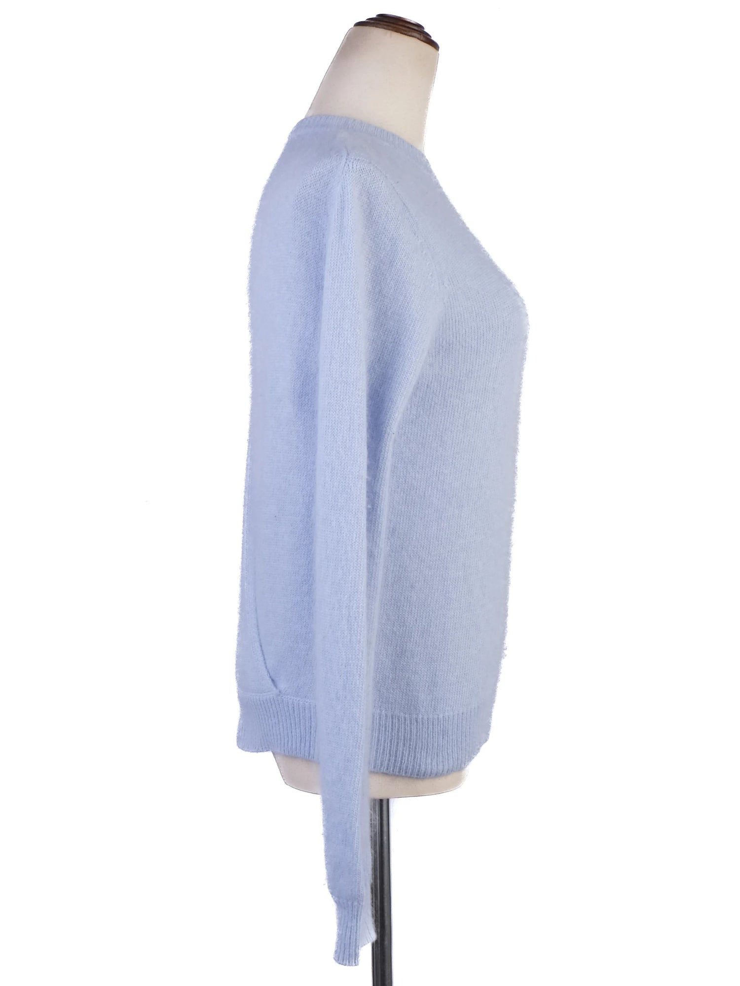 Maje Excellent Light Blue Sweater XS Nylon Unique Design