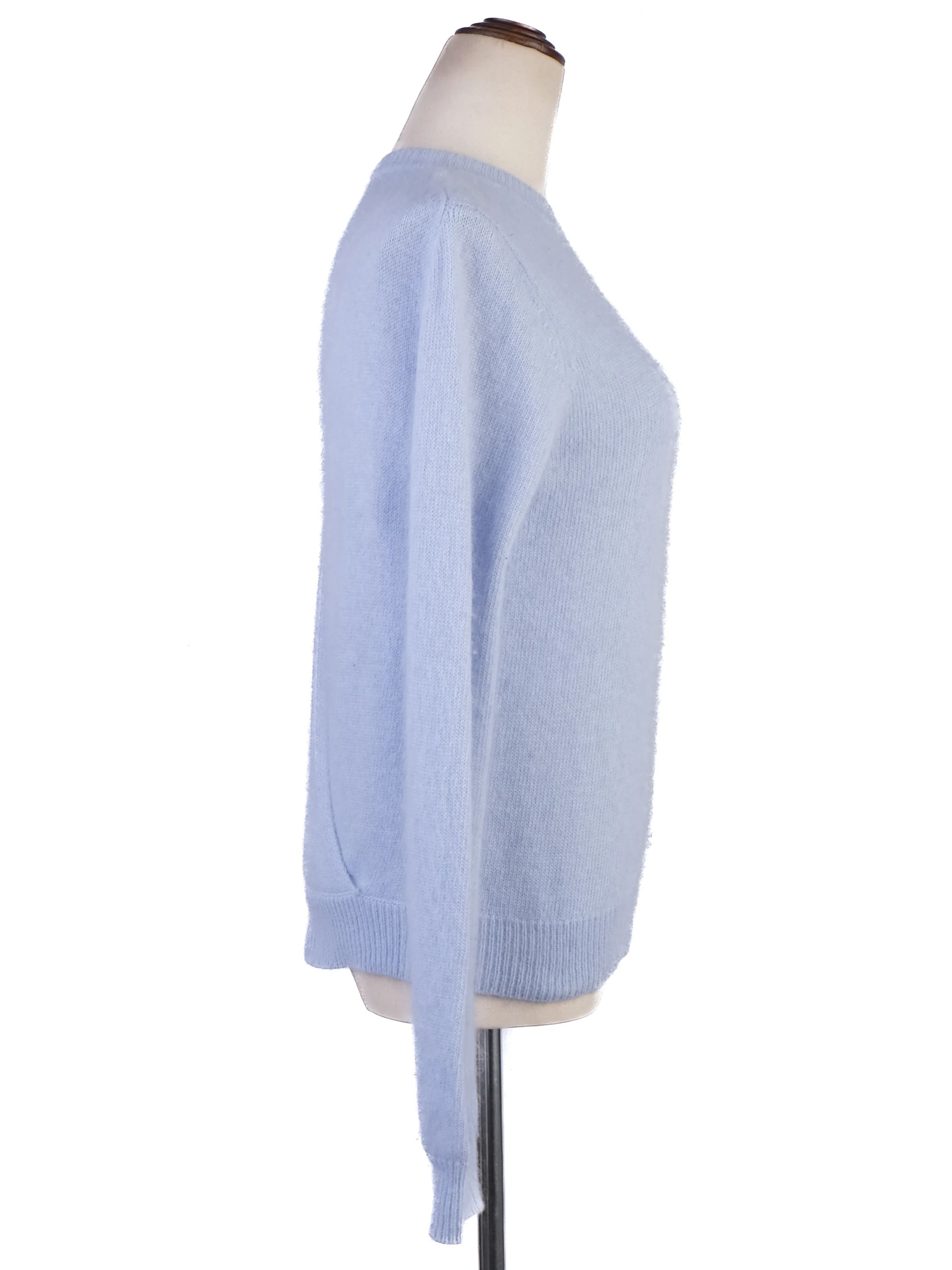 Maje Excellent Light Blue Sweater XS Nylon Unique Design