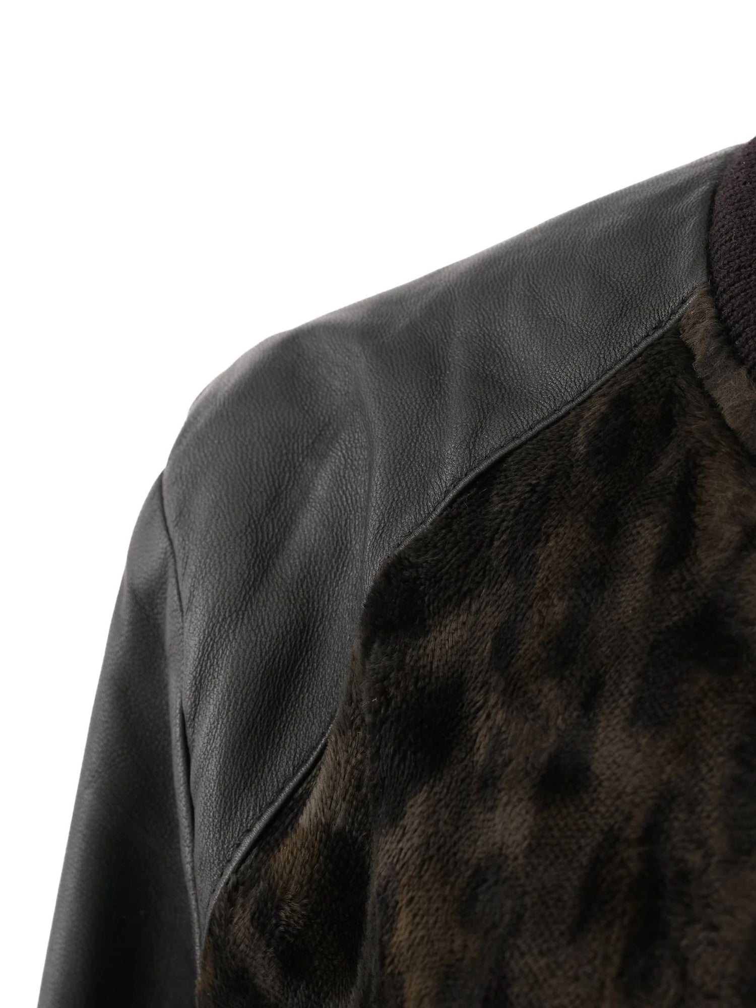 Excellent The Kooples Black Leopard Print Bomber Jacket Size M