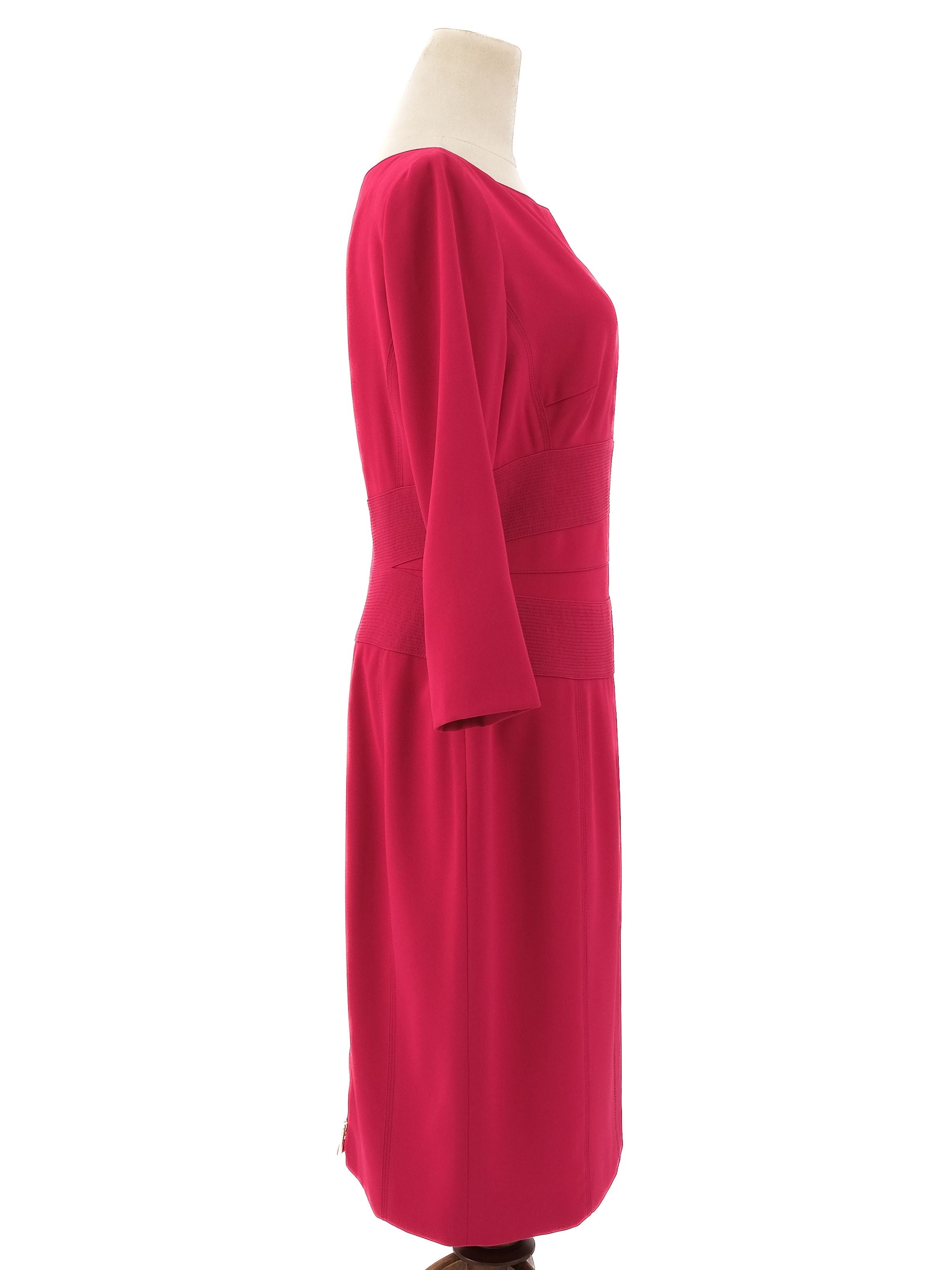 Elie Saab Pink Long-Sleeved Dress Size L - Excellent Condition