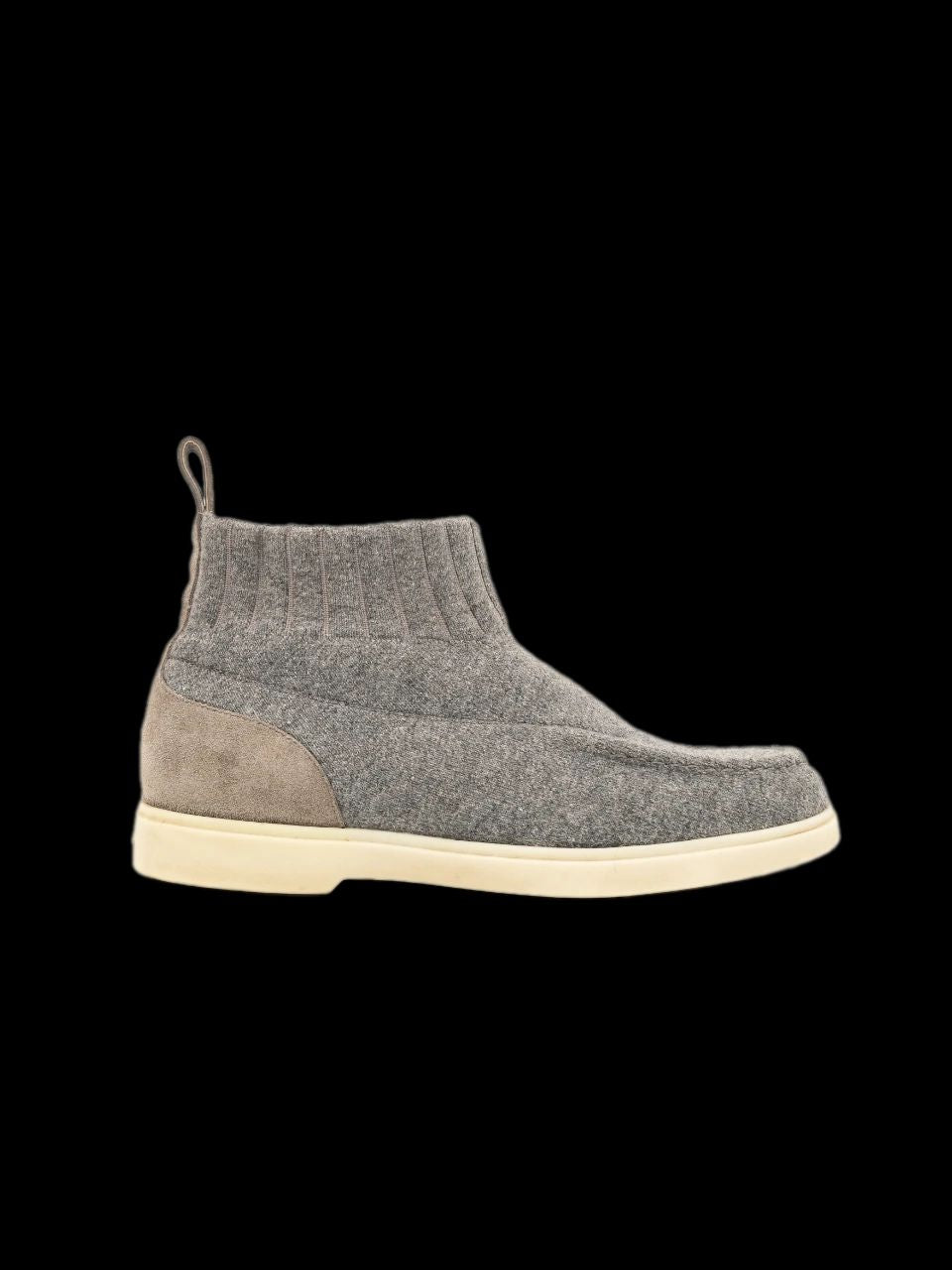 Excellent Santoni Gray Wool Ankle Boots Size 35 Women