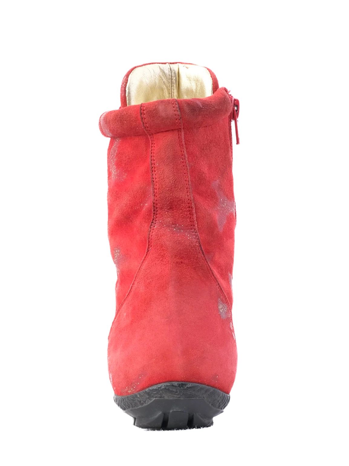 Good Easy by Loriblu Red Suede High-Top Boots Size 40,42