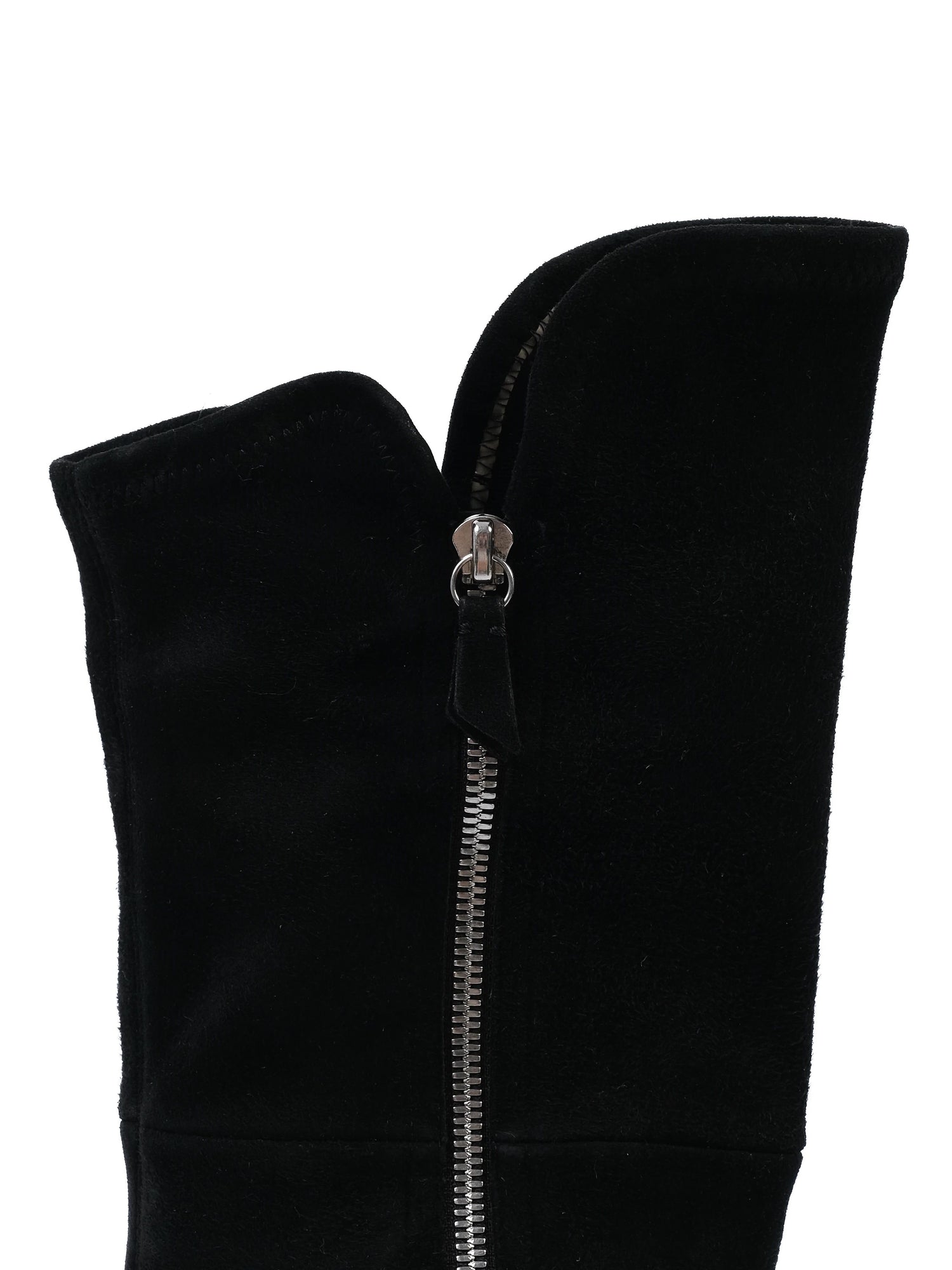 EXCELLENT Casadei Black Genuine Suede Over-the-Knee Boots Size 38