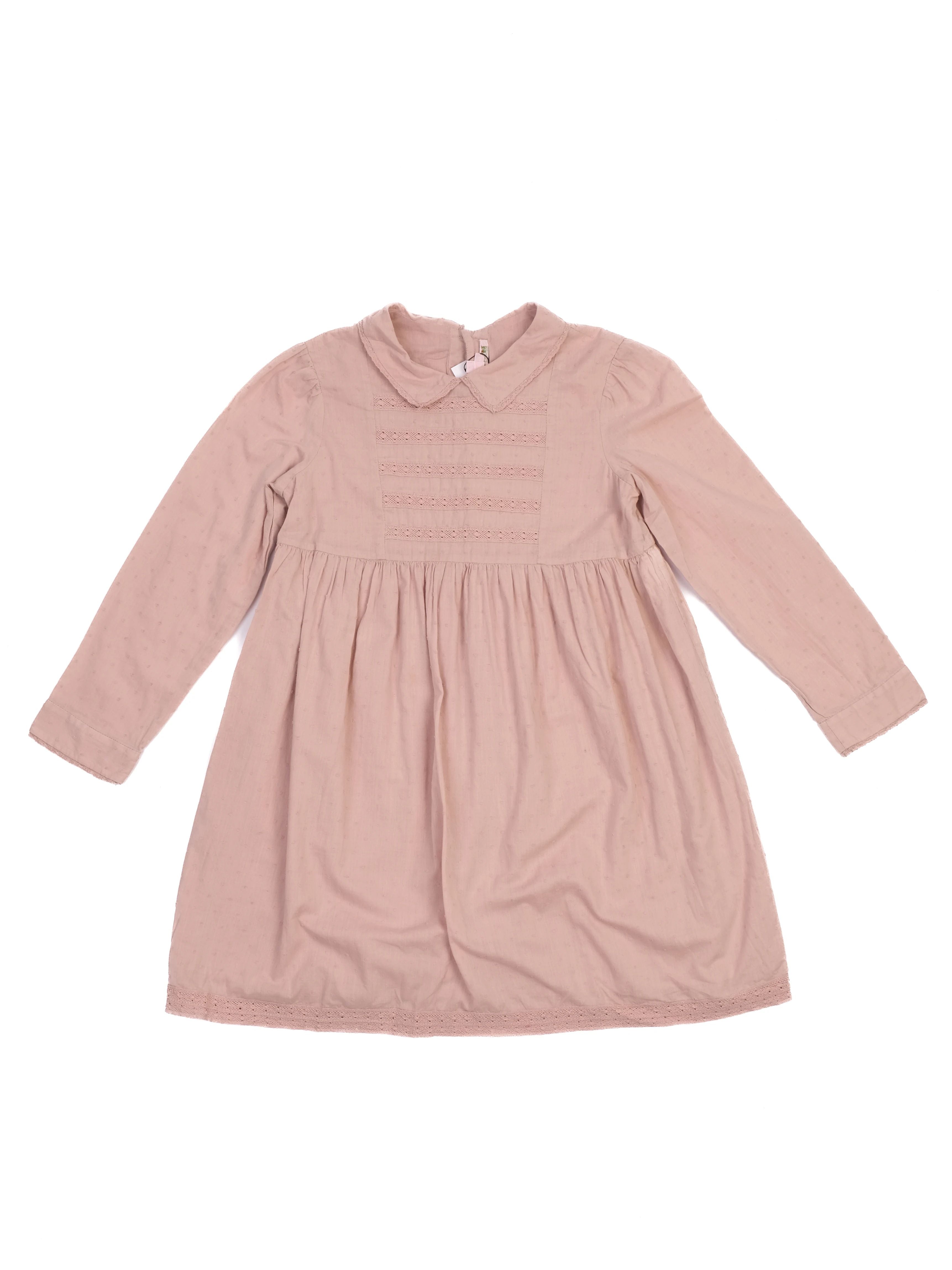 Excellent Bonpoint Pink Cotton Dress Size 8 for Kids