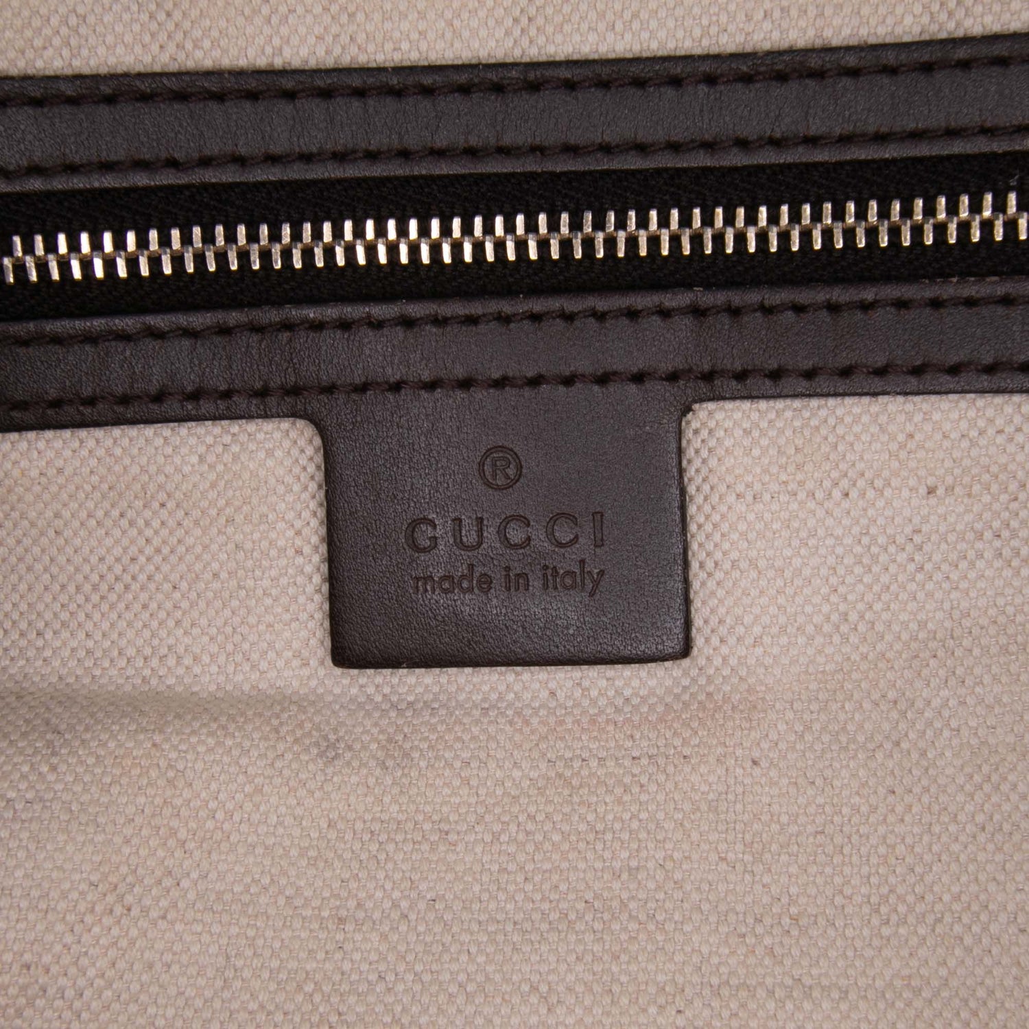 Gucci Medium GG Canvas Web Joy Boston Bag Brown