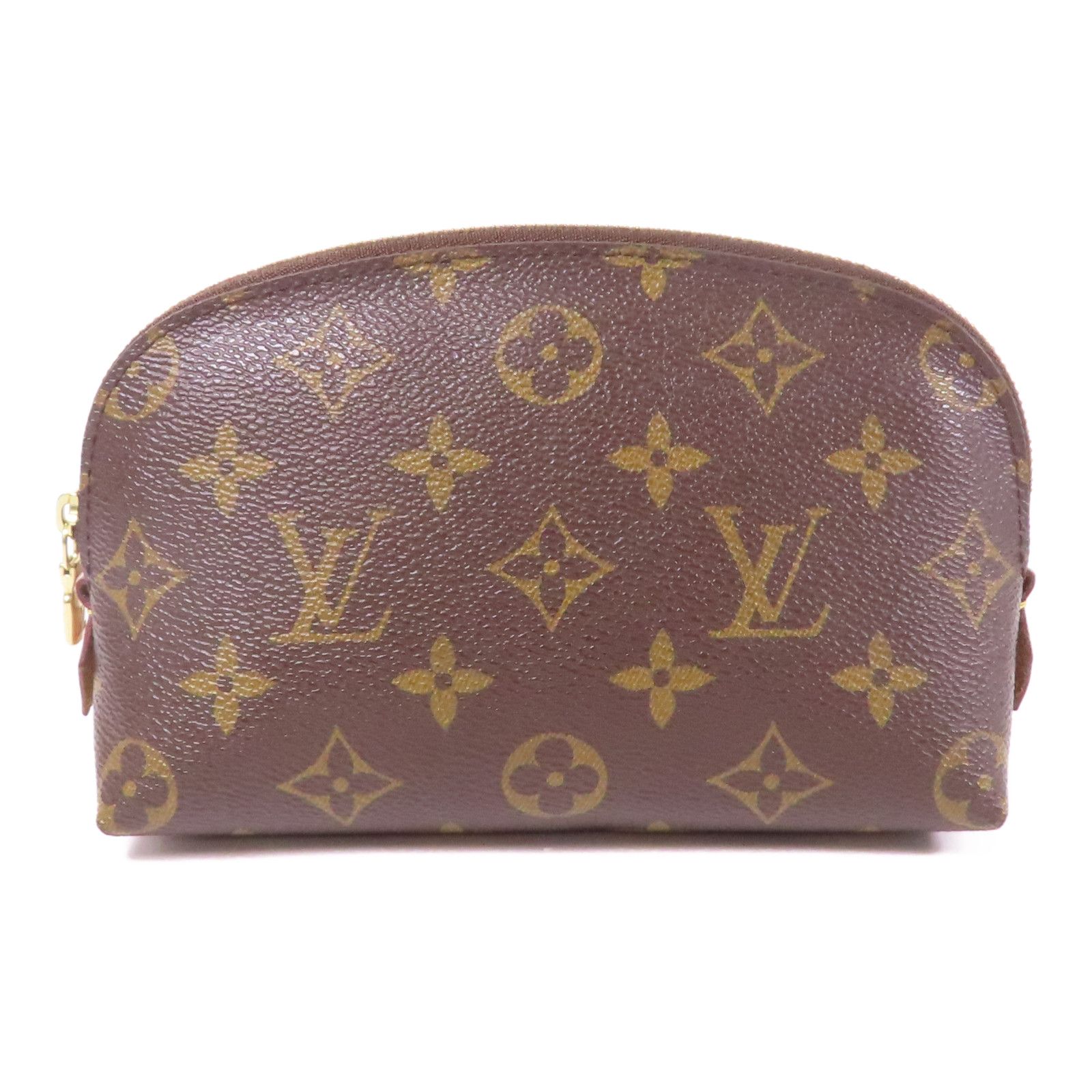 Louis Vuitton Monogram Cosmetic Pouch Pm Brown Brown Business Bag Clutch Bag M 47515