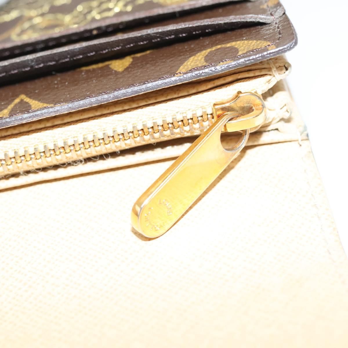 Louis Vuitton Monogram Dentelle Portefeuille Sarah Wallet M 95390 Lv Auth