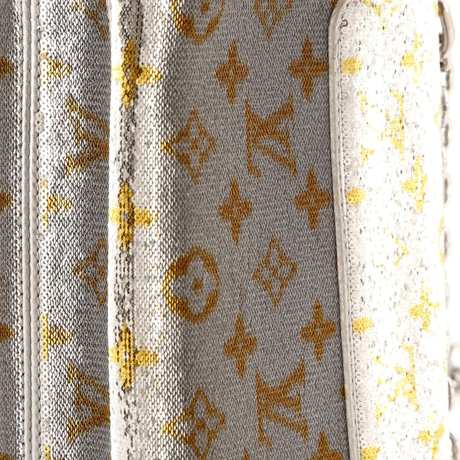 Louis Vuitton Twist Handbag Monogram Sequins Pm