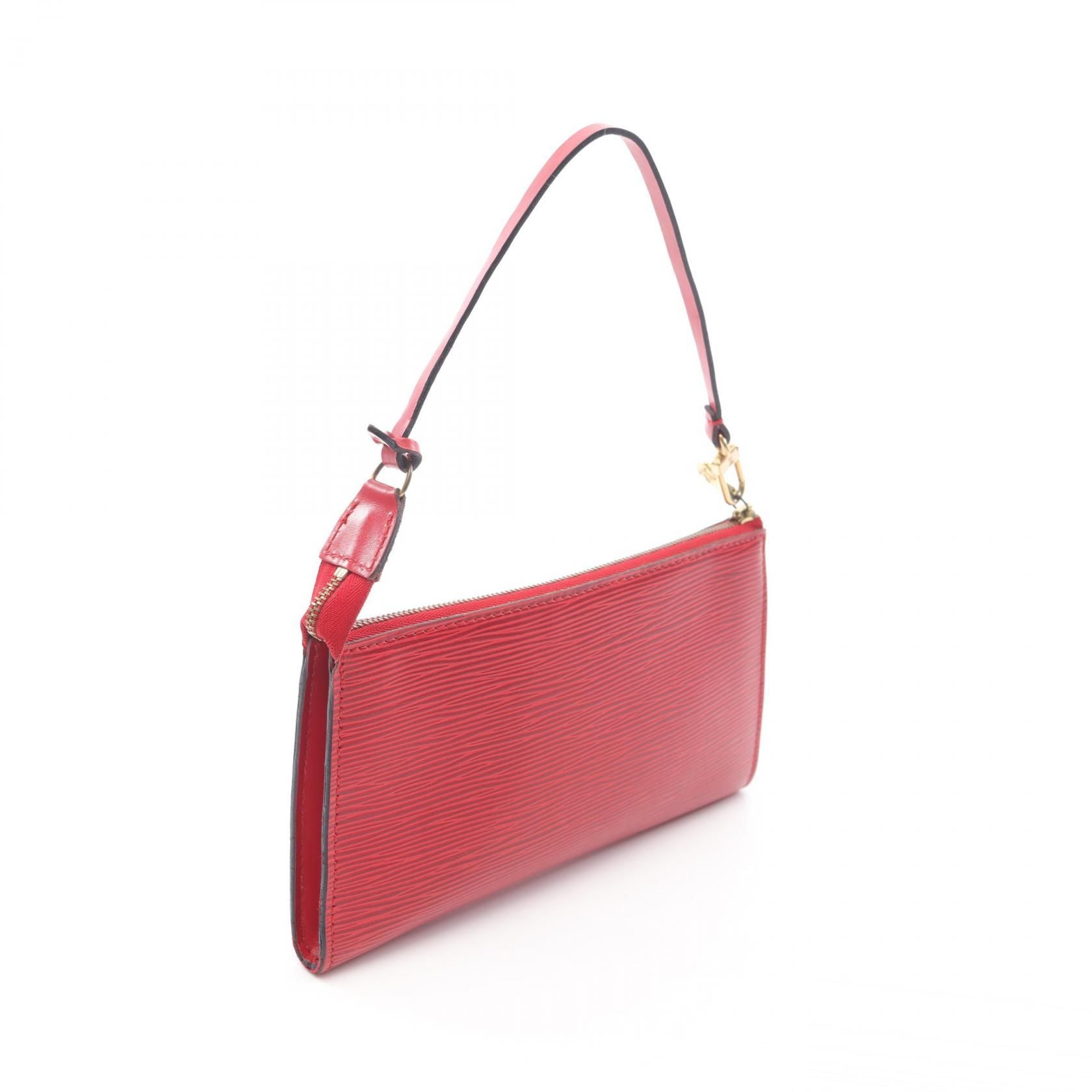 Louis Vuitton Pochette Accessoires Castilian Red Red Handbag M 52957