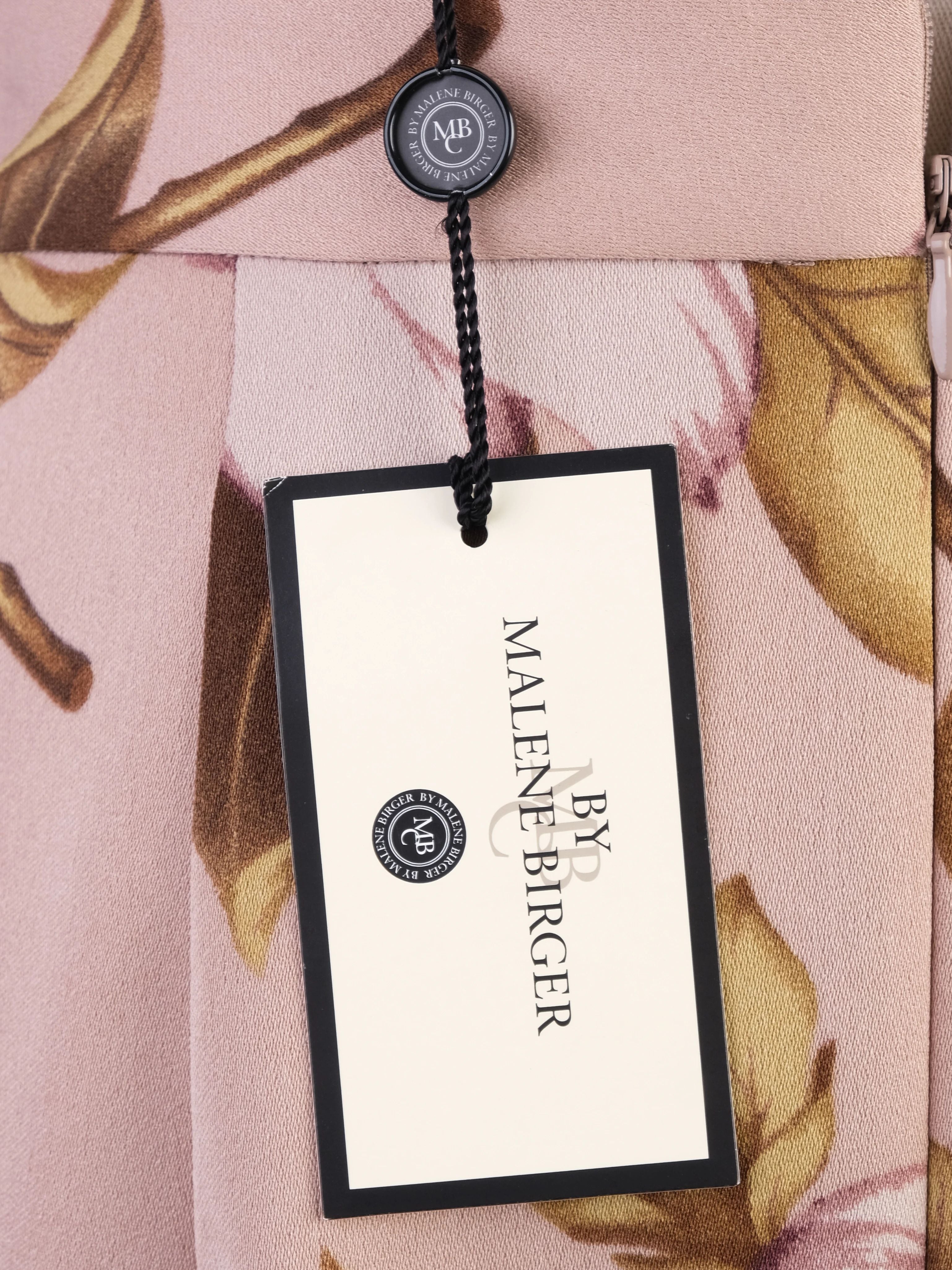 NEW By Malene Birger Floral Skirt Pink Size S