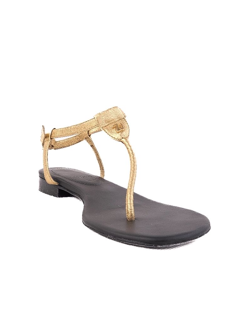 Excellent Zadig&Voltaire Yellow Leather Sandals Size 38