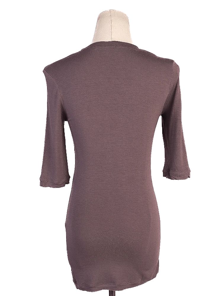 Excellent Patrizia Pepe Purple Viscose Long Sleeve Shirt Size S