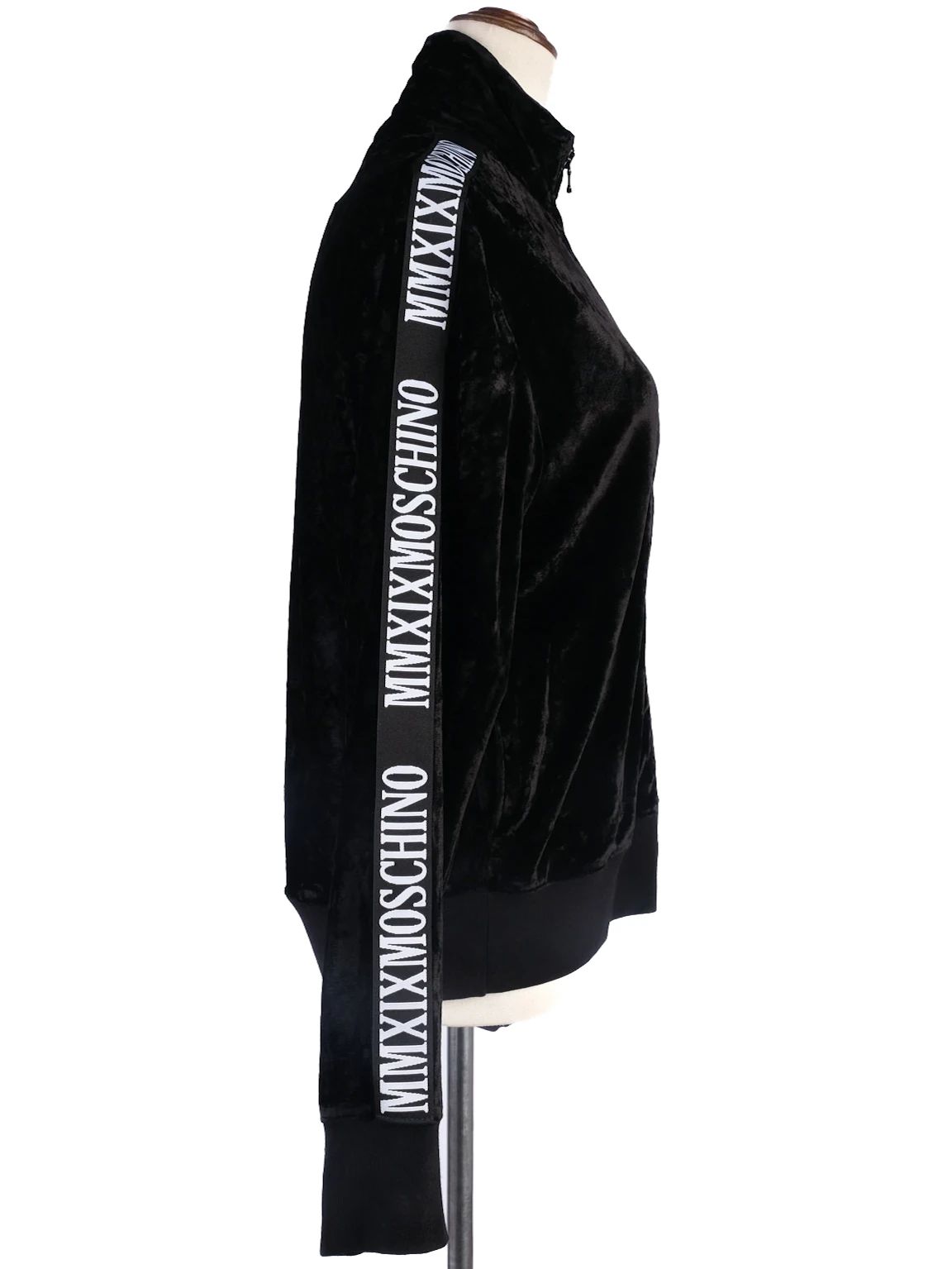 Moschino Black Zip-Up Jacket XS Excellent Condition