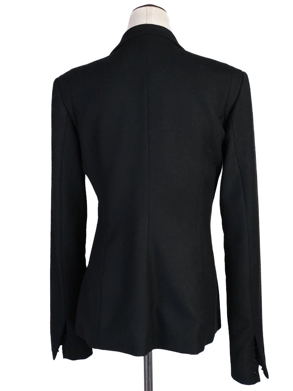 Excellent Malloni Black Viscose Blazer Jacket for Women