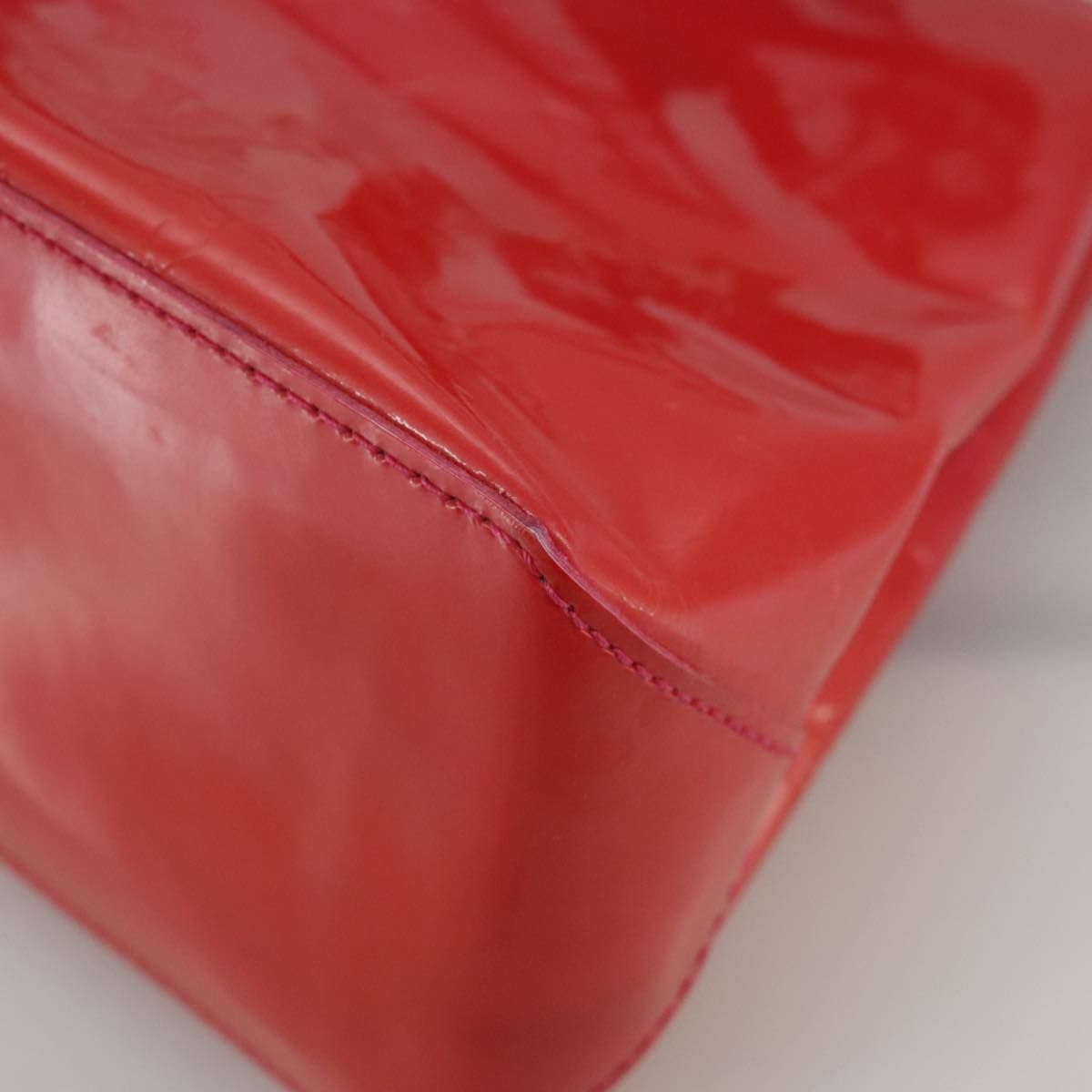Louis Vuitton Vernis Wilshire Pm Hand Bag Rose Pop M 93643 Auth