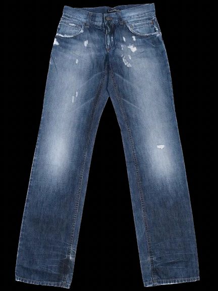 Excellent Dolce Gabbana Blue Distressed Jeans Size XS Men