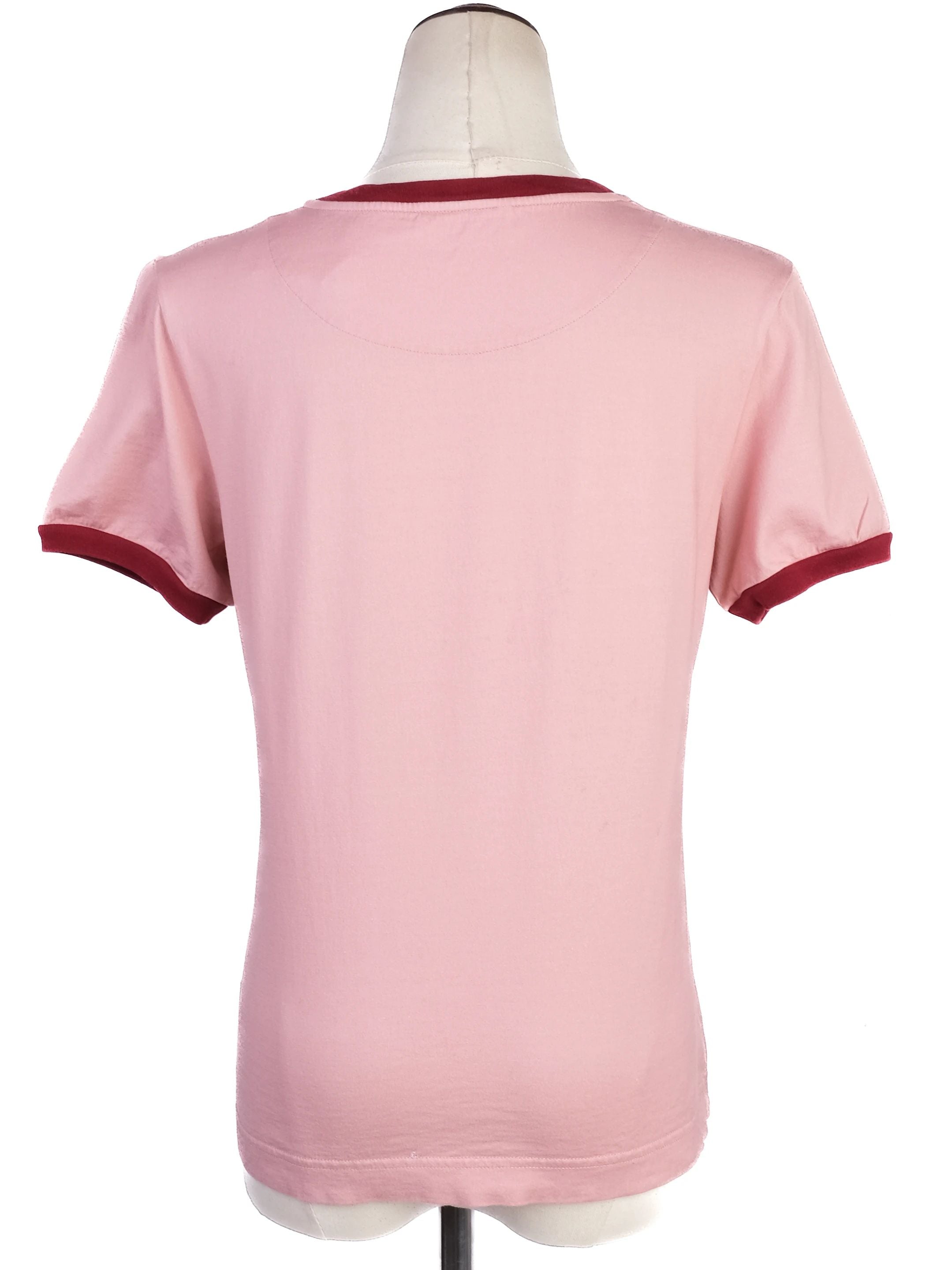 Excellent Dolce Gabbana Pink Graphic T-Shirt Size M - EYES ONLY FOR DG AMORE