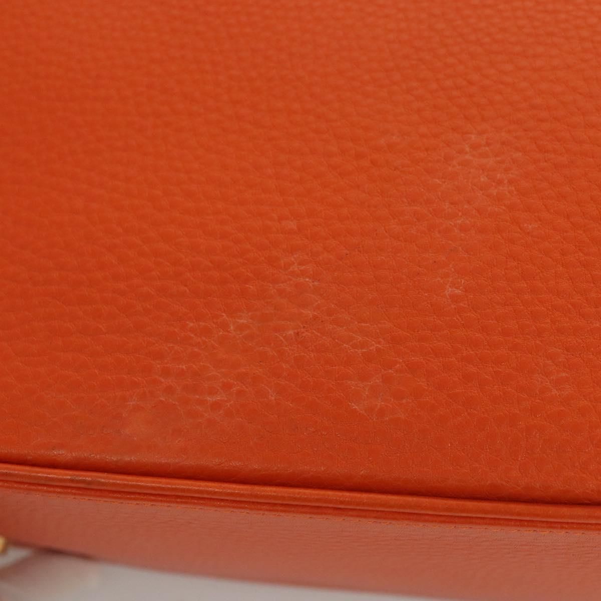 Louis Vuitton Suhari Lockit Pm Hand Bag Taurillon Leather Orange Lv Auth