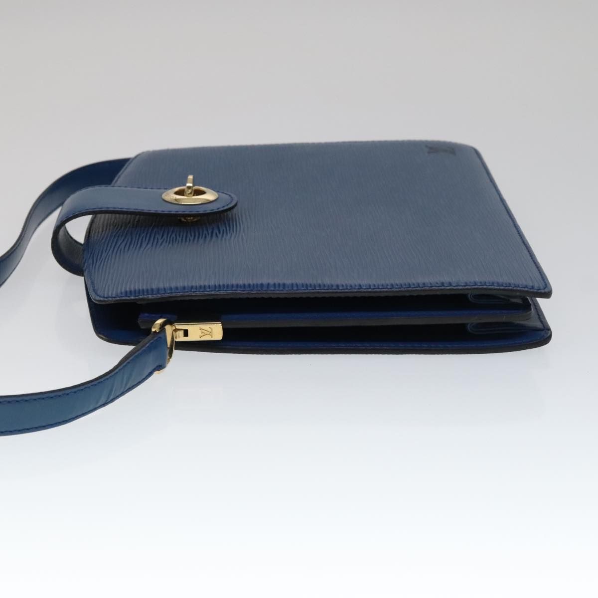Louis Vuitton Epi Capuchin Shoulder Bag Blue M 52345 Lv Auth