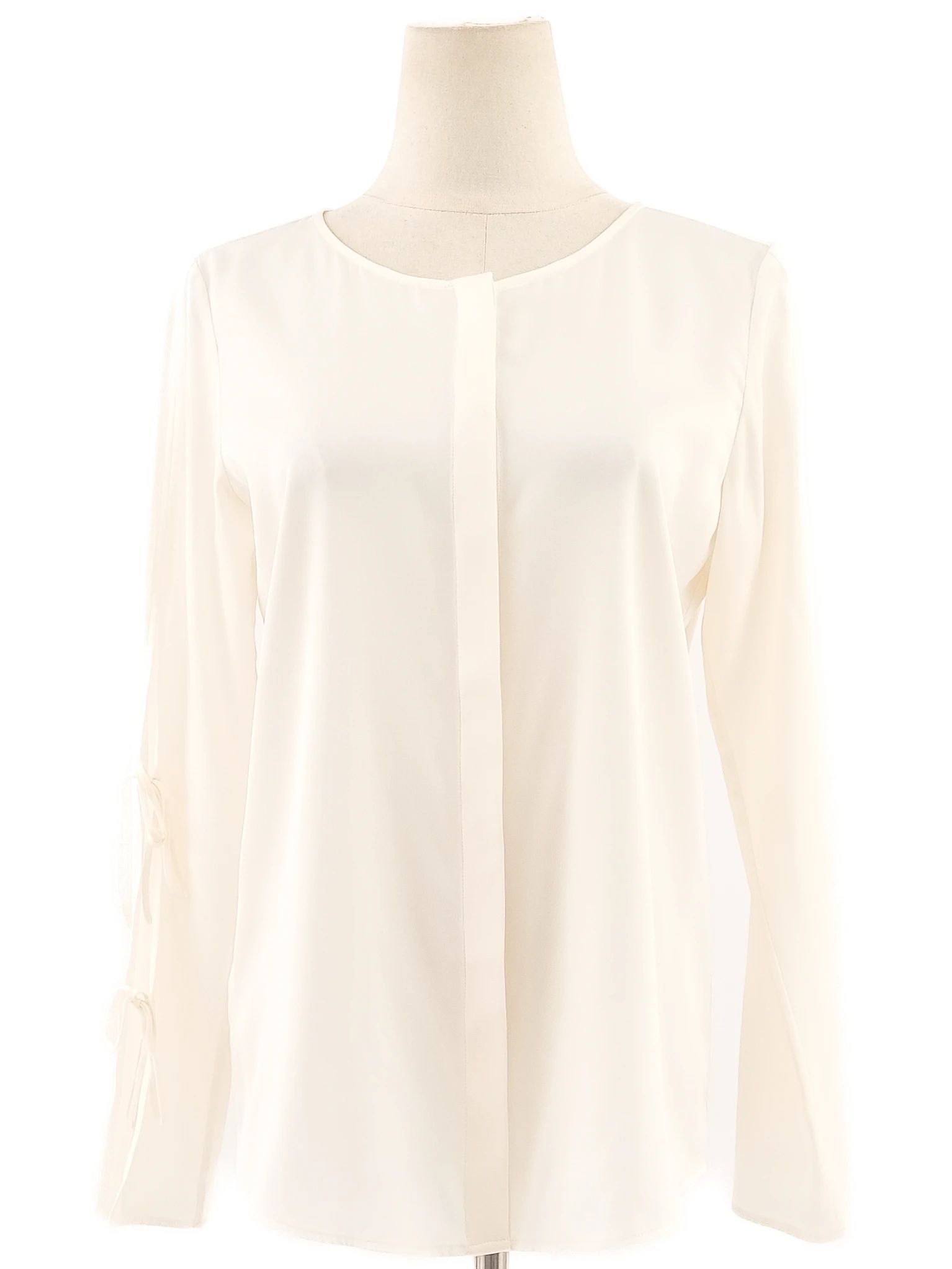 Excellent Hugo Boss Yellow Silk Blouse Long Sleeve XS