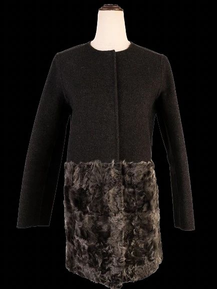 Weekend MaxMara Black Wool Coat XS Excellent Condition