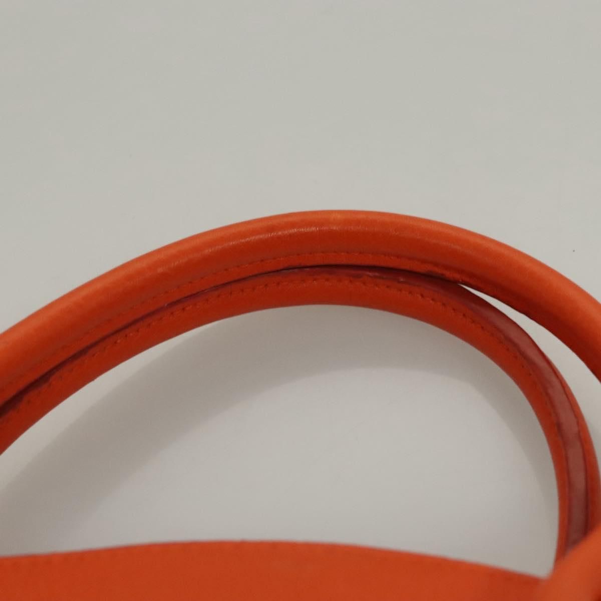 Louis Vuitton Suhari Lockit Pm Hand Bag Taurillon Leather Orange Lv Auth