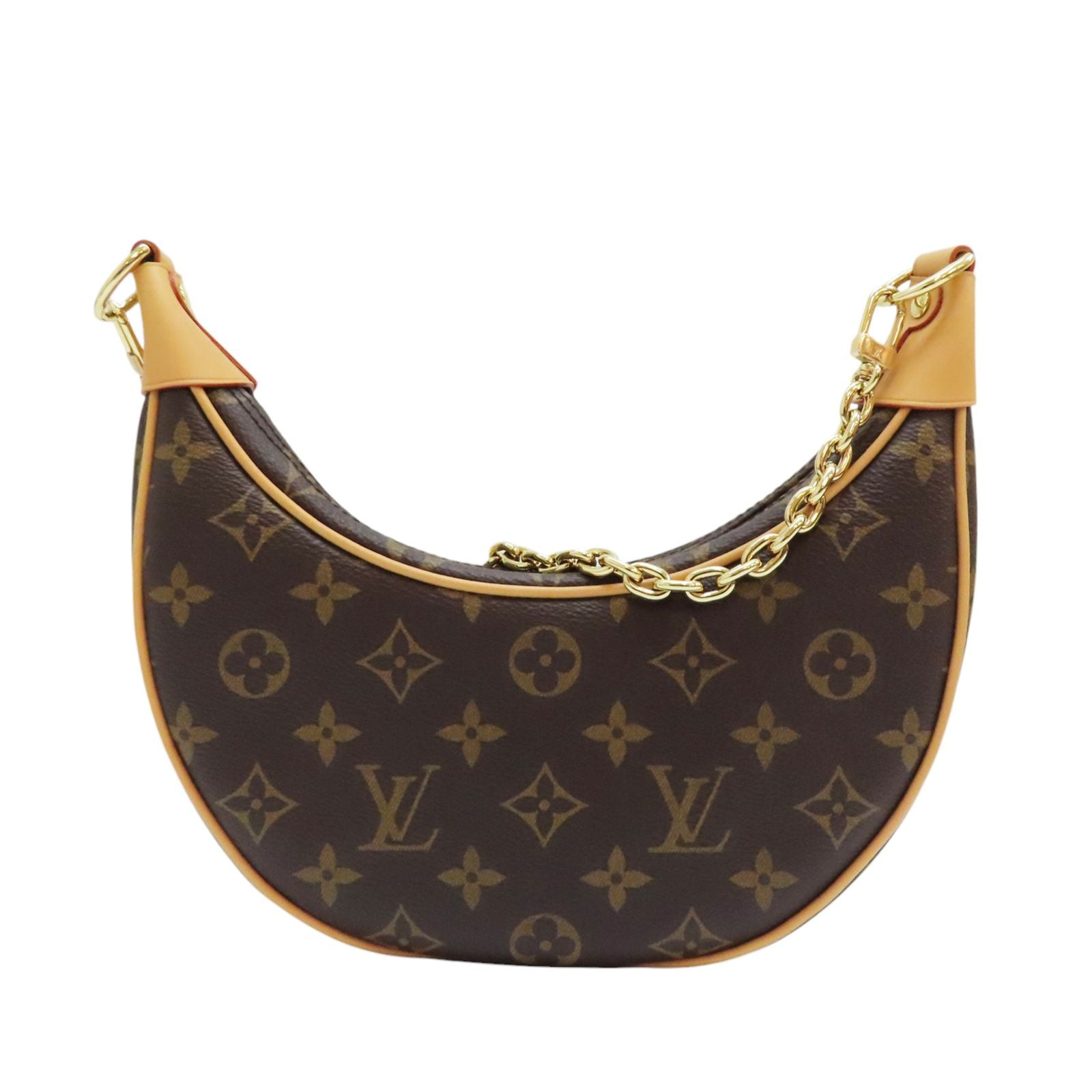 Louis Vuitton Loop Monogram Canvas Brown Shoulder Handbag M 81098