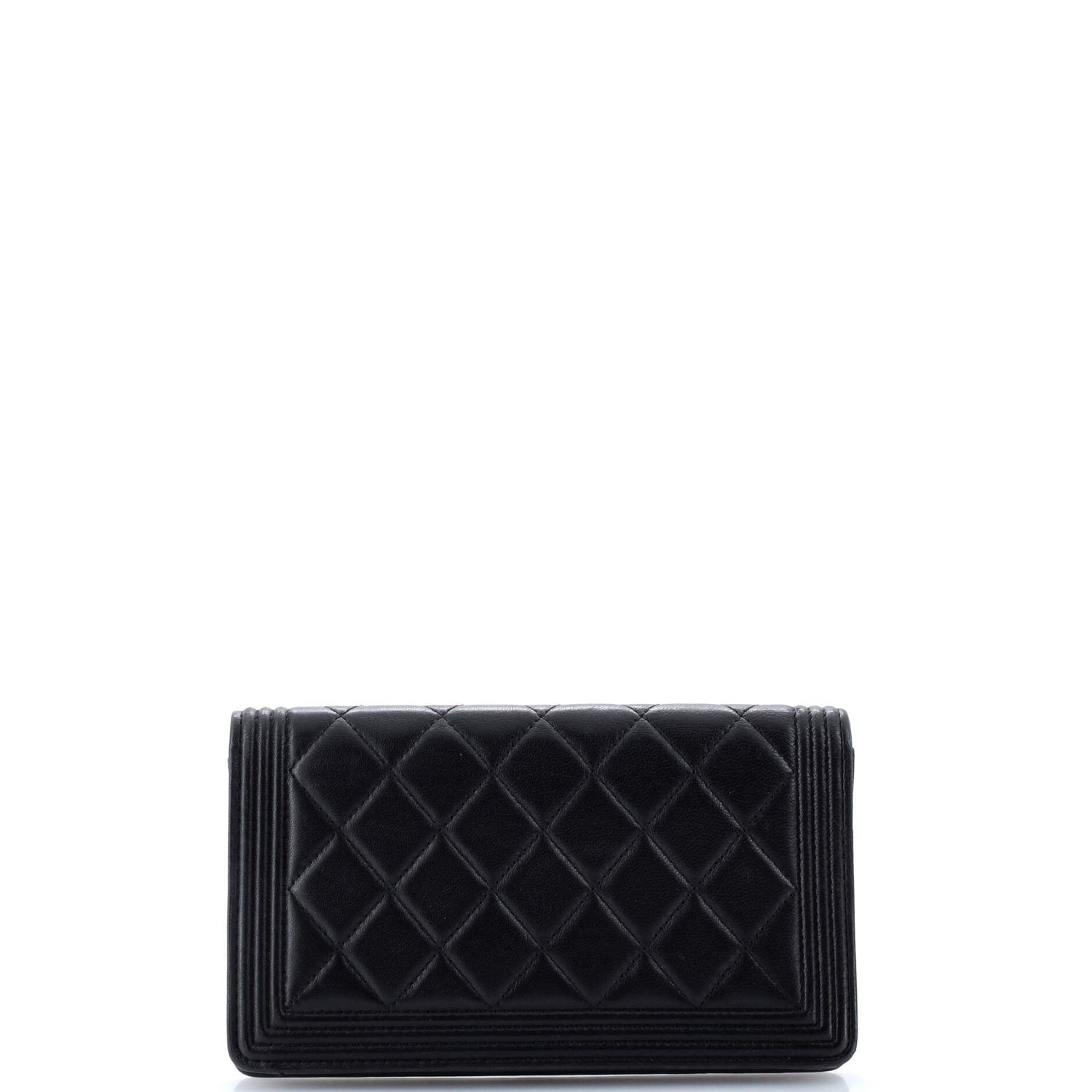 Chanel Boy Wallet On Chain Quilted Lambskin