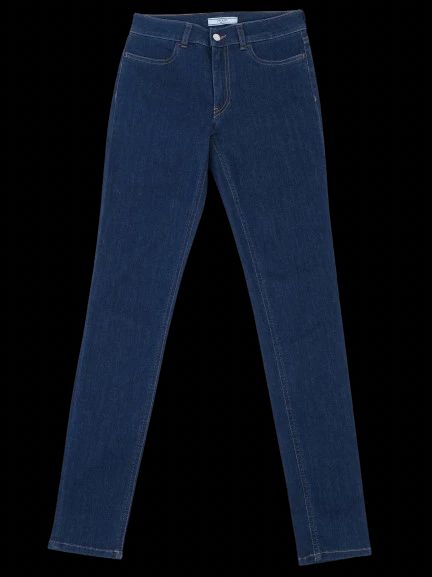 Excellent Prada Dark Blue Jeans Size S Women Elastane