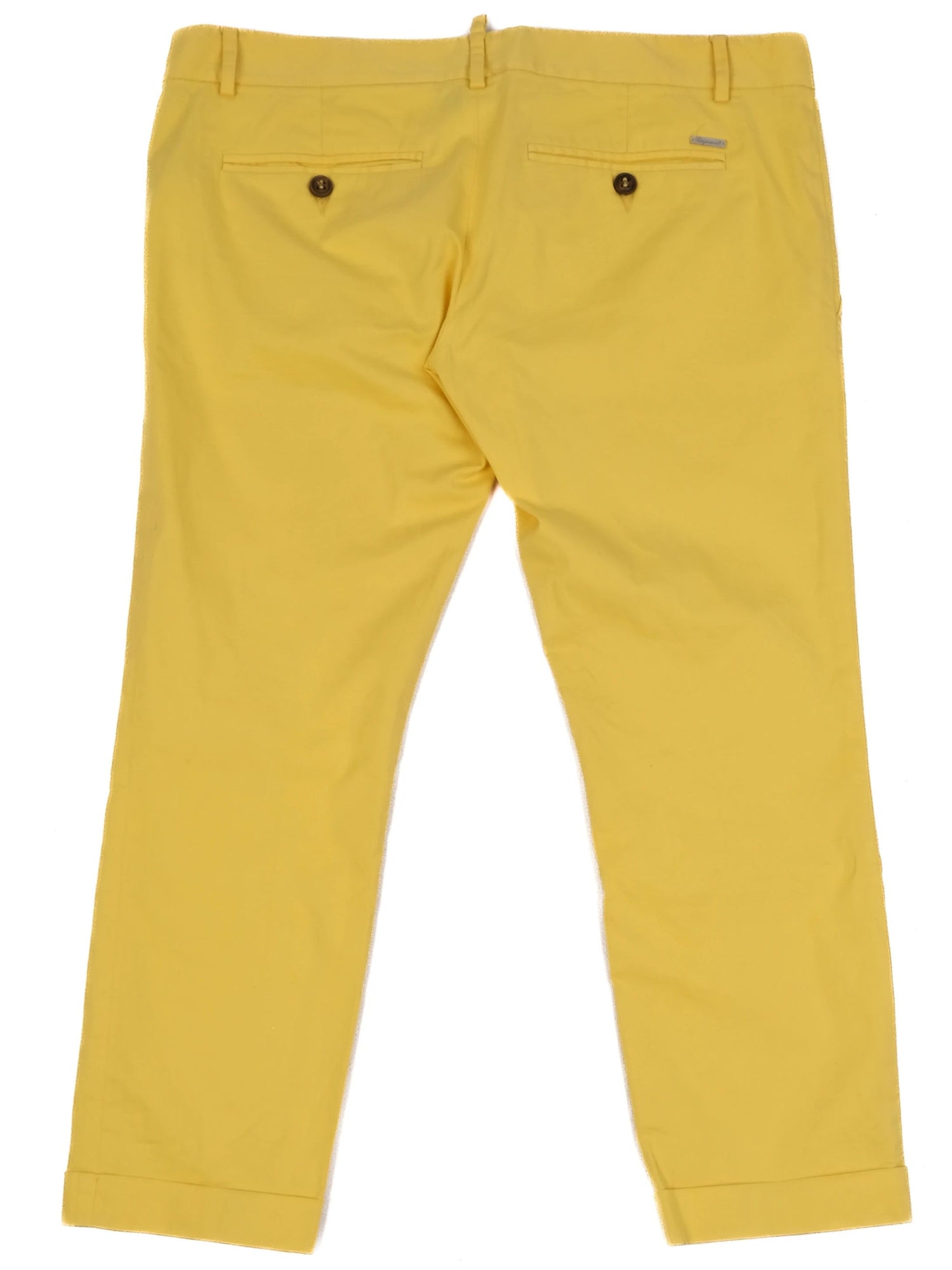 Excellent Dsquared2 Yellow Pants Size M Made in Italy