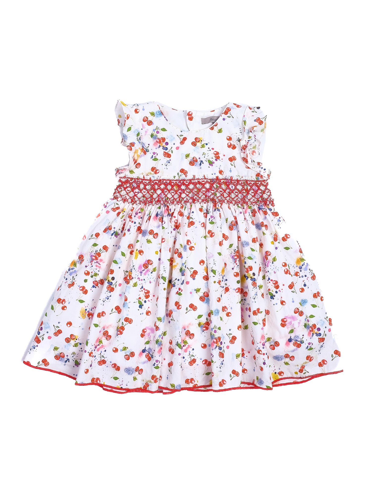 Fleurisse Excellent Condition Floral Dress for Kids Size 2