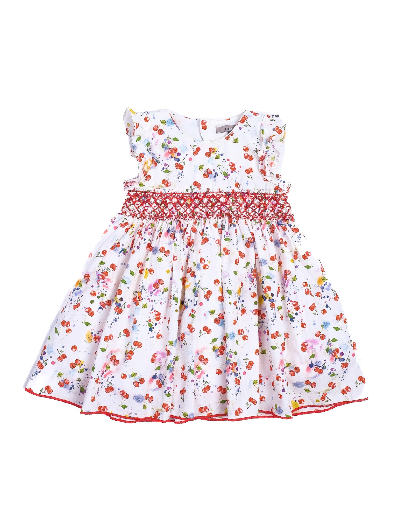 Fleurisse Excellent Condition Floral Dress for Kids Size 2