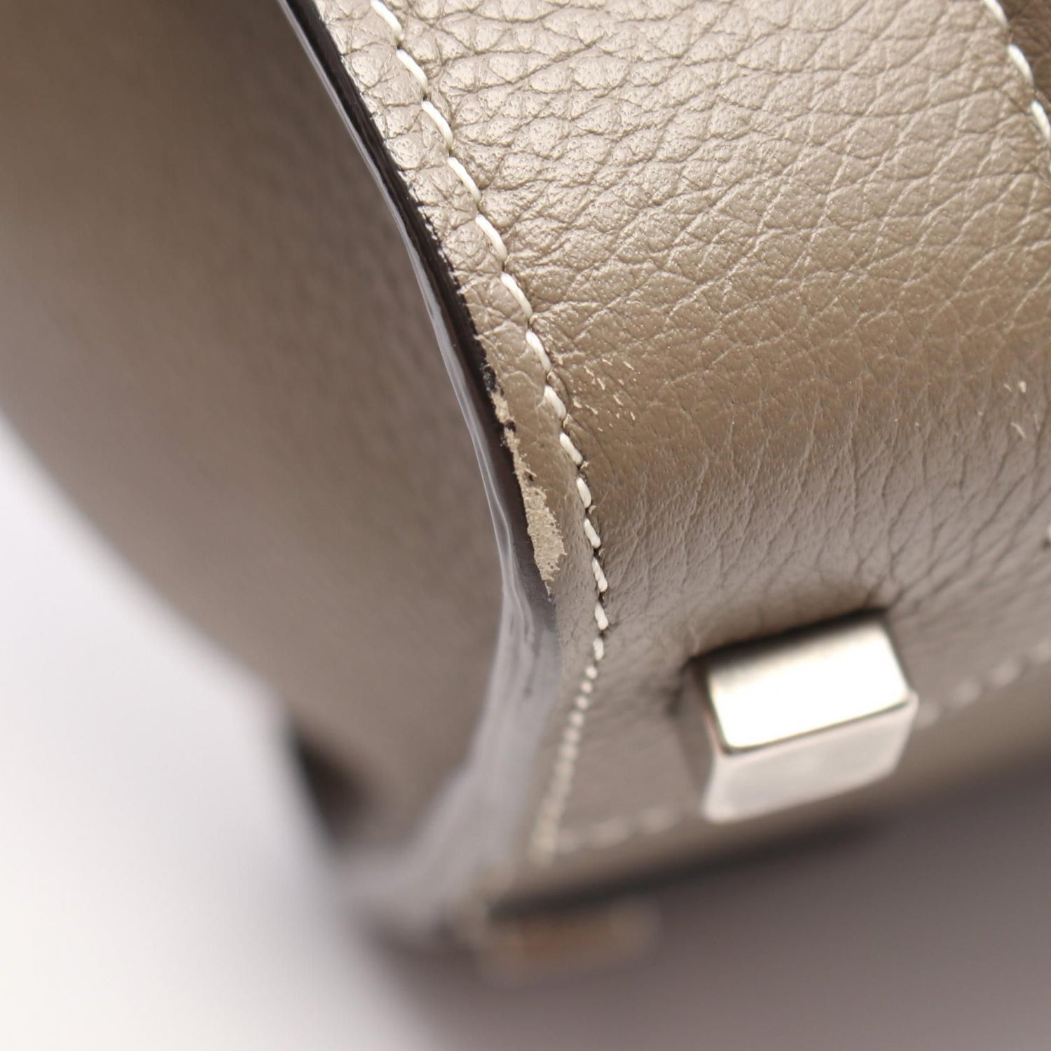 Celine Luggage Micro Shopper Tote Bag Brown Leather 167793